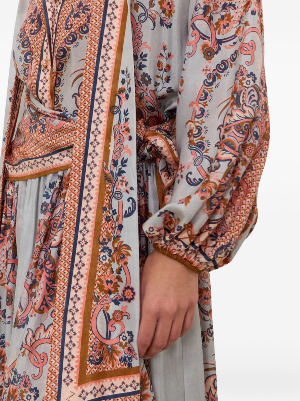 Zimmermann Women Aster Printed Silk Blouse