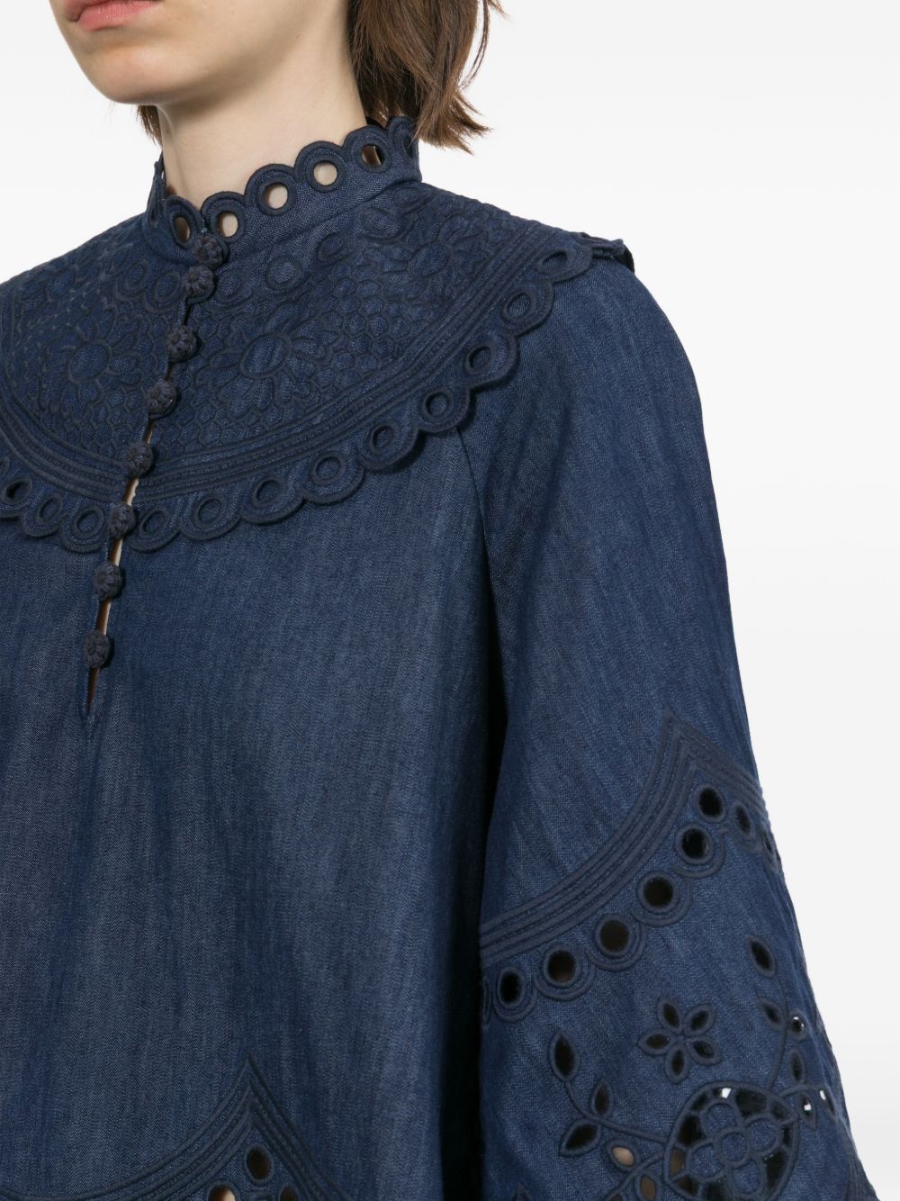 Zimmermann Women Mahon Denim Top