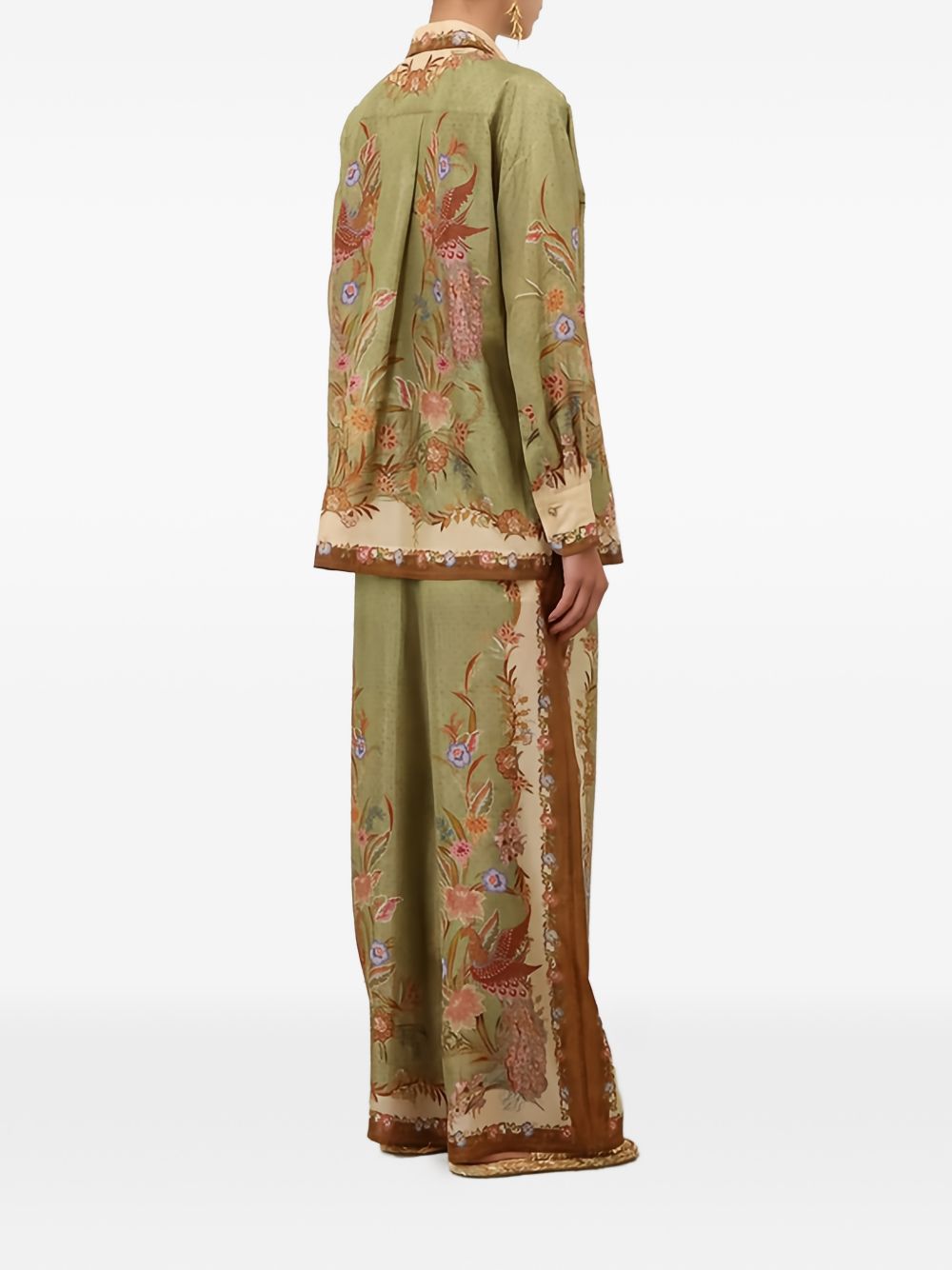 Zimmermann Women Indra Printed Silk Shirt