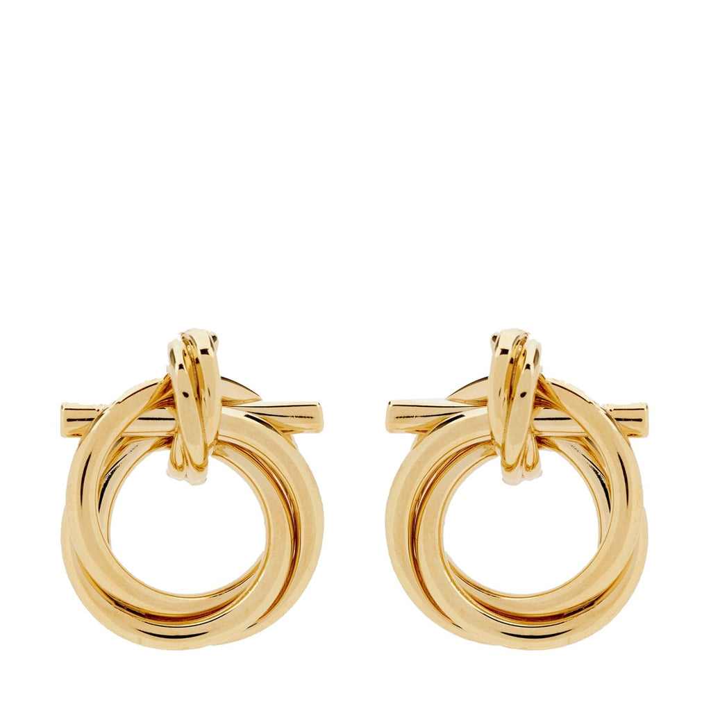 Ferragamo Women Gancini Torchon Earrings