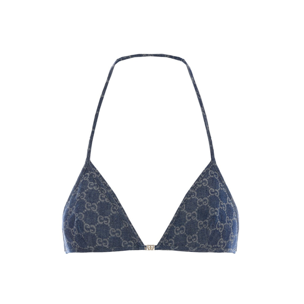 Gucci Women Gg Denim Bra