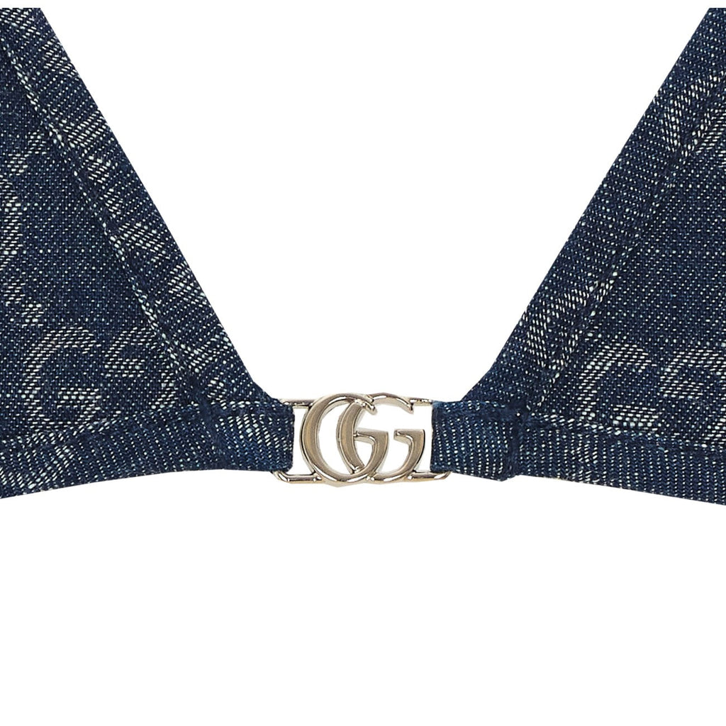 Gucci Women Gg Denim Bra