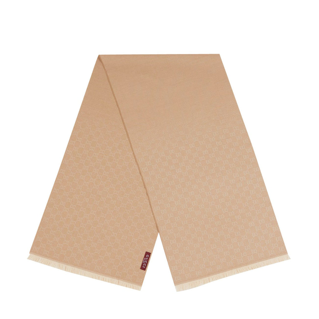 Gucci Women Gg Wool Scarf