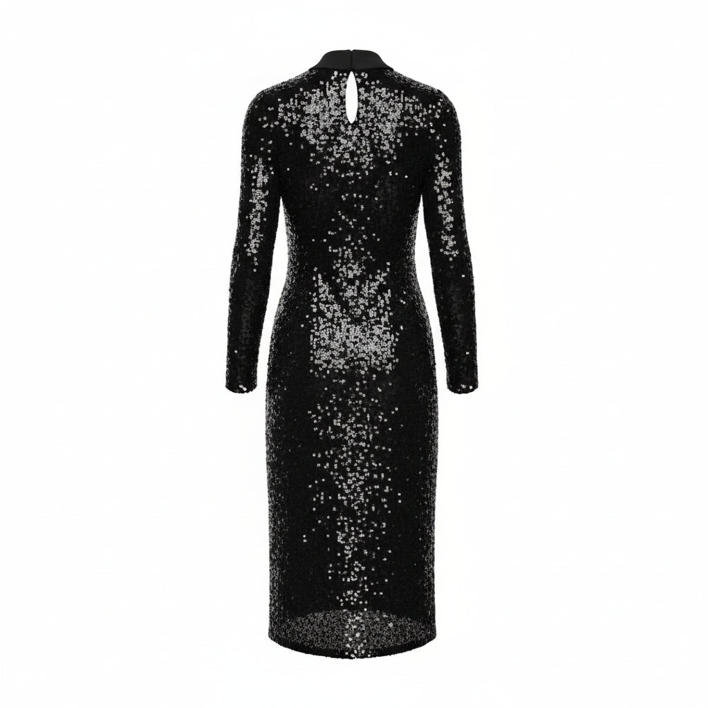 KHAITE 'LEIBEL' SEQUIN DRESS - SIZE 12