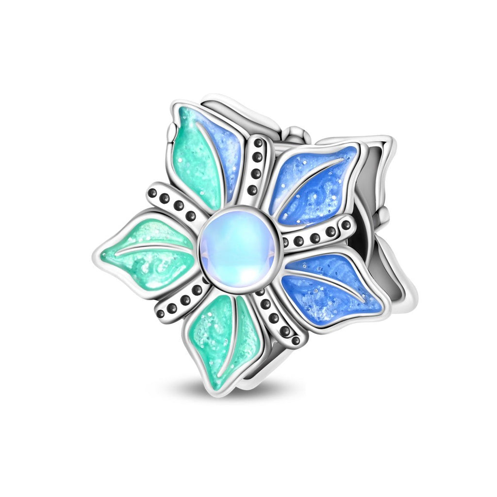 Glow-in-the-Dark Ocean Flower Charm