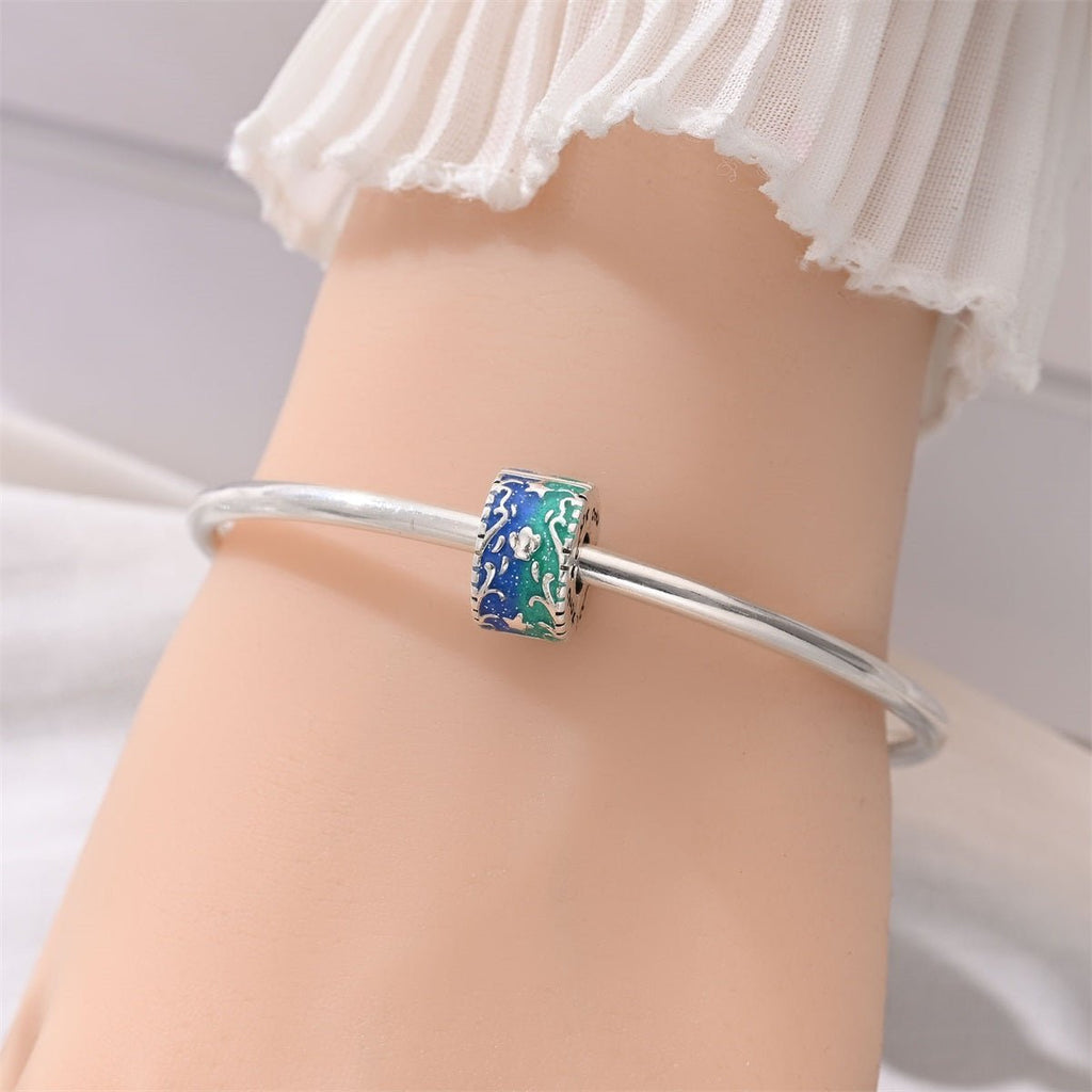 Glow-in-the-Dark Ocean Shell & Starfish Clip Charm
