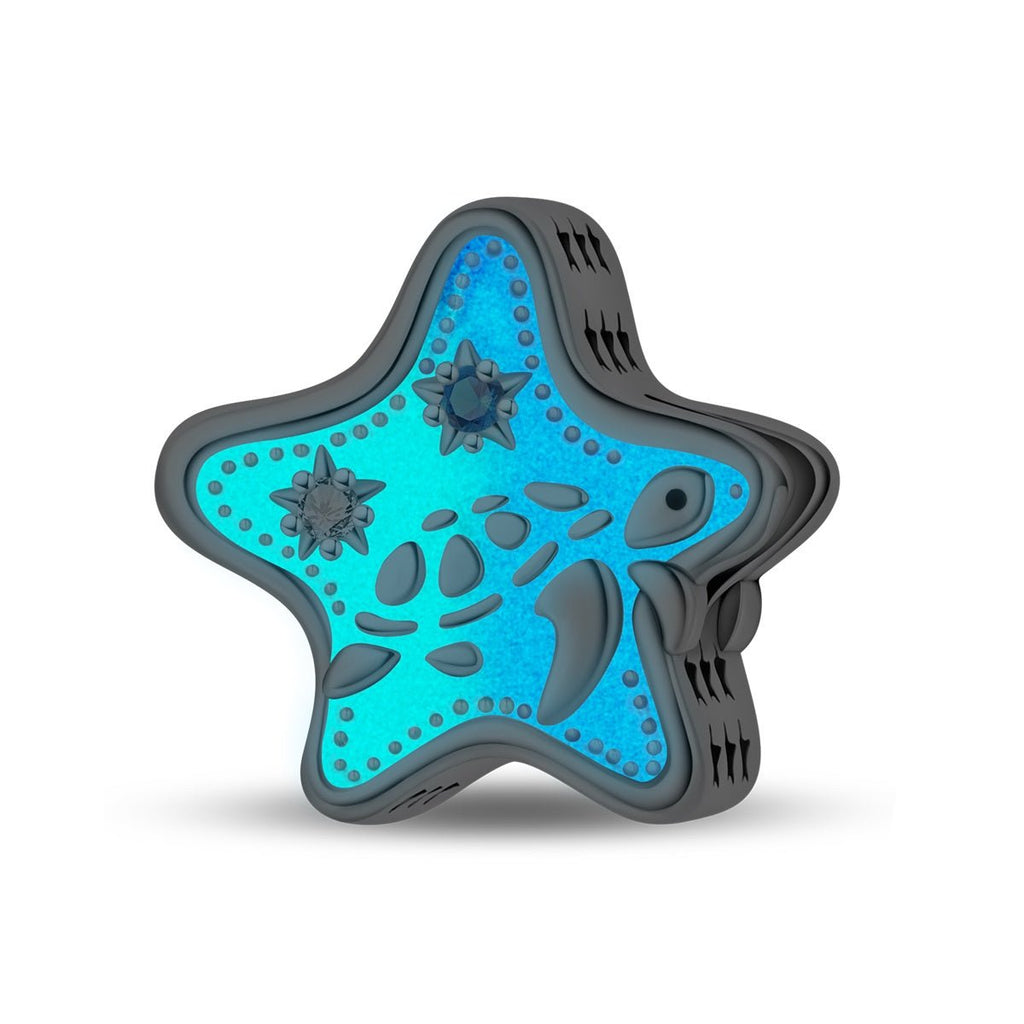 Glow-in-the-Dark Starfish Ocean Charm