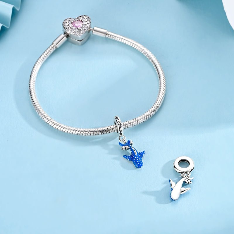 Glow-in-the-Dark Whale Shark Dangle Charm
