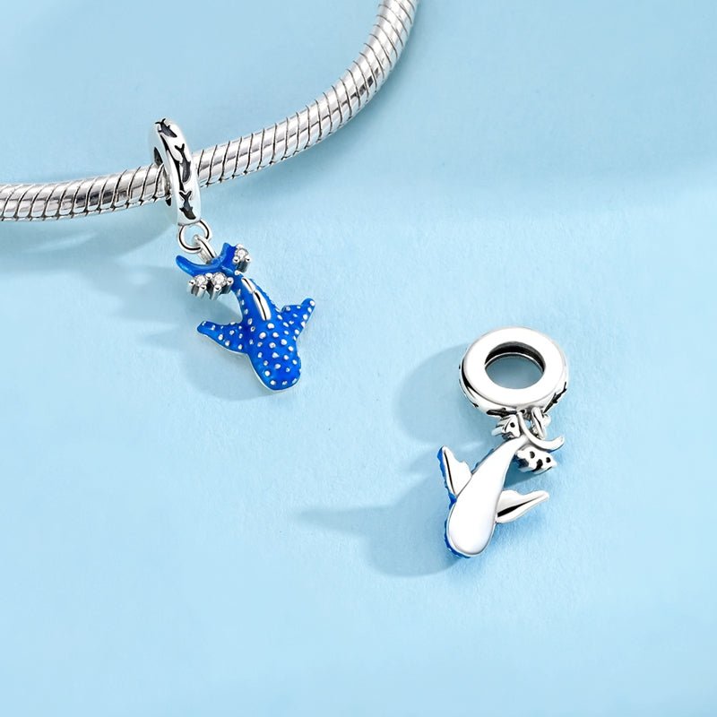 Glow-in-the-Dark Whale Shark Dangle Charm