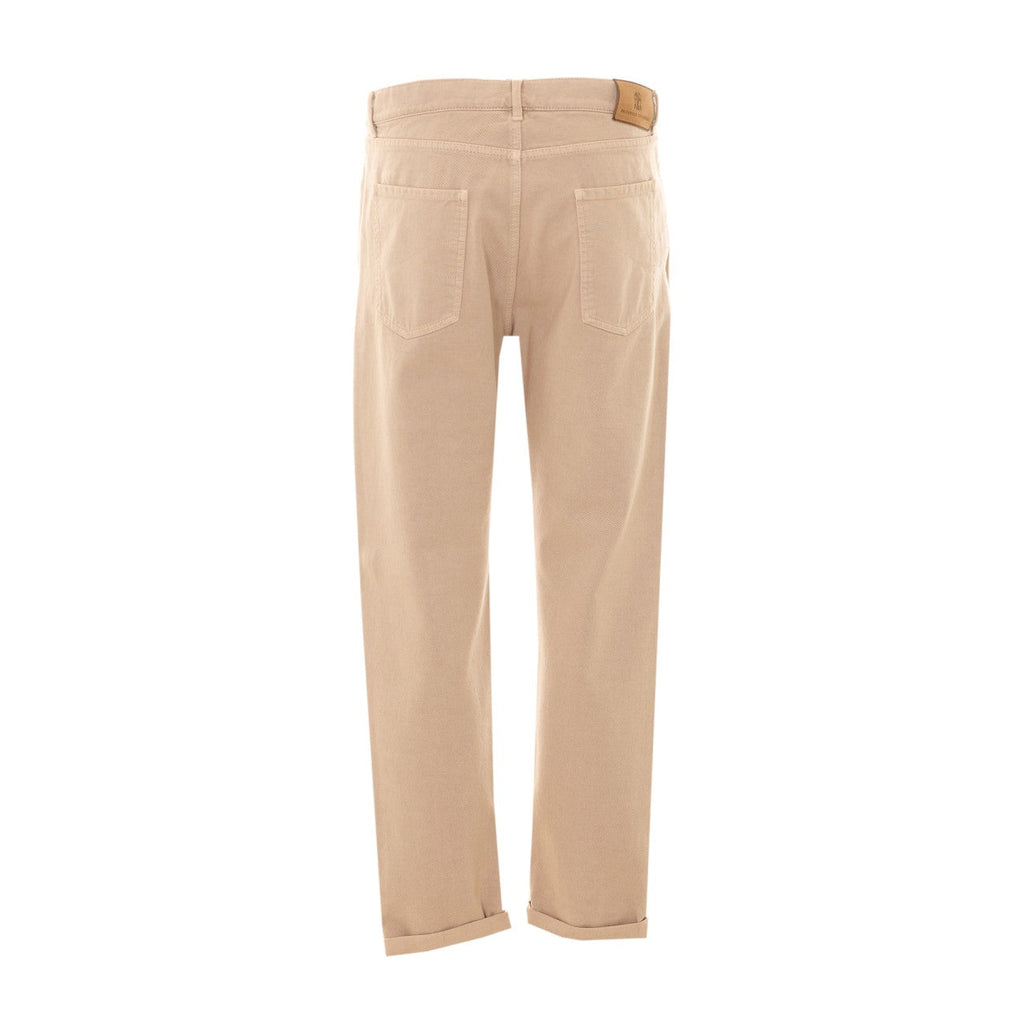 Brunello Cucinelli Men Iconic Fit Trousers In Denim