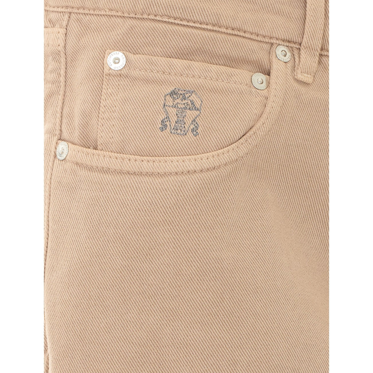 Brunello Cucinelli Men Iconic Fit Trousers In Denim