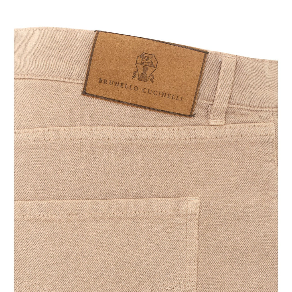 Brunello Cucinelli Men Iconic Fit Trousers In Denim