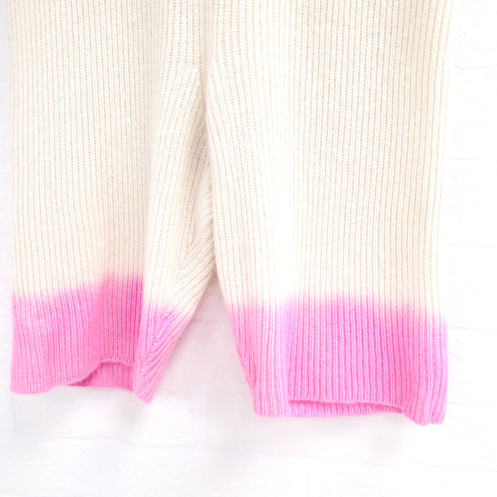 THE ELDER STATESMAN CASHMERE TIE DYE SHORTS - SIZE L