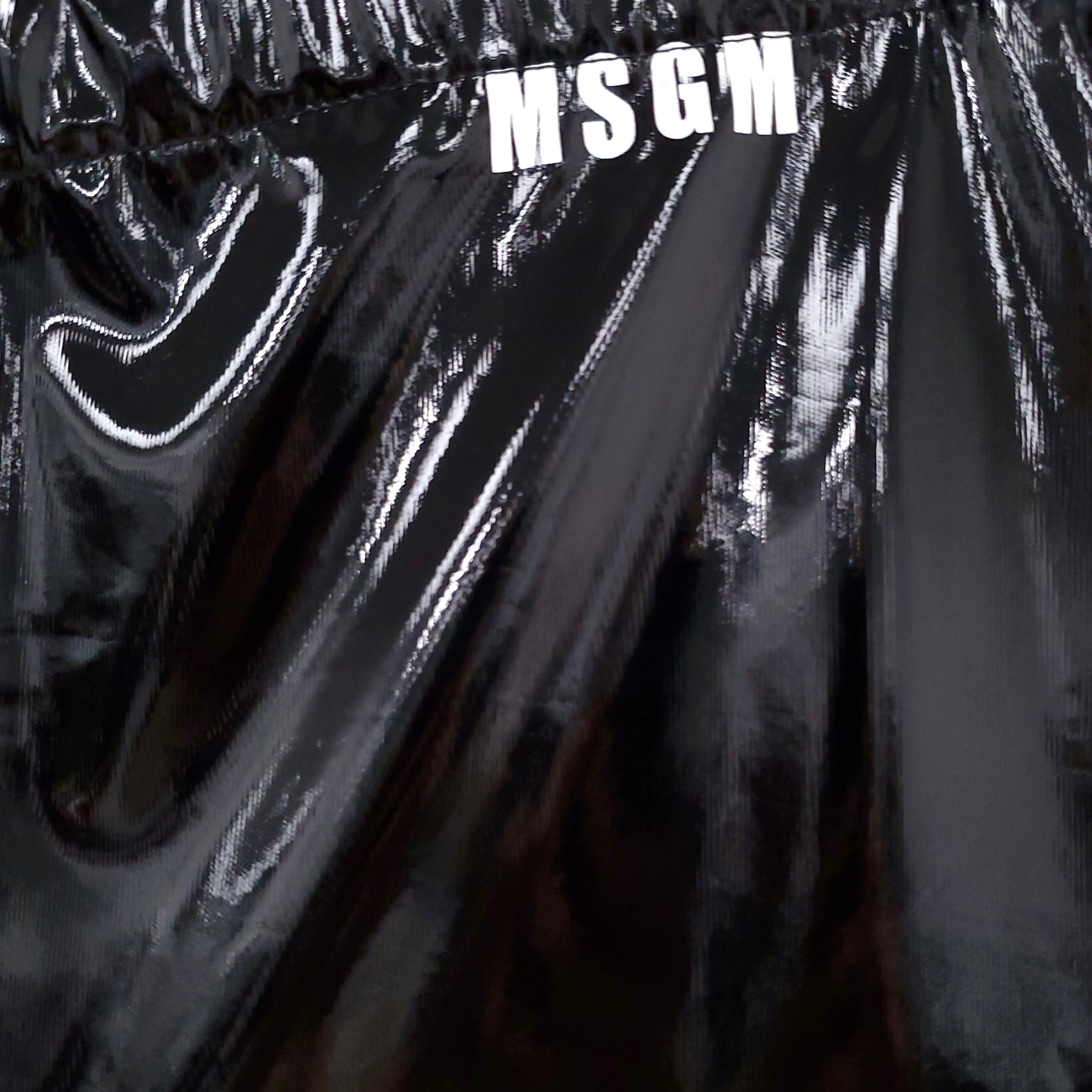MSGM PATENT PANTS - SIZ 40/4-6