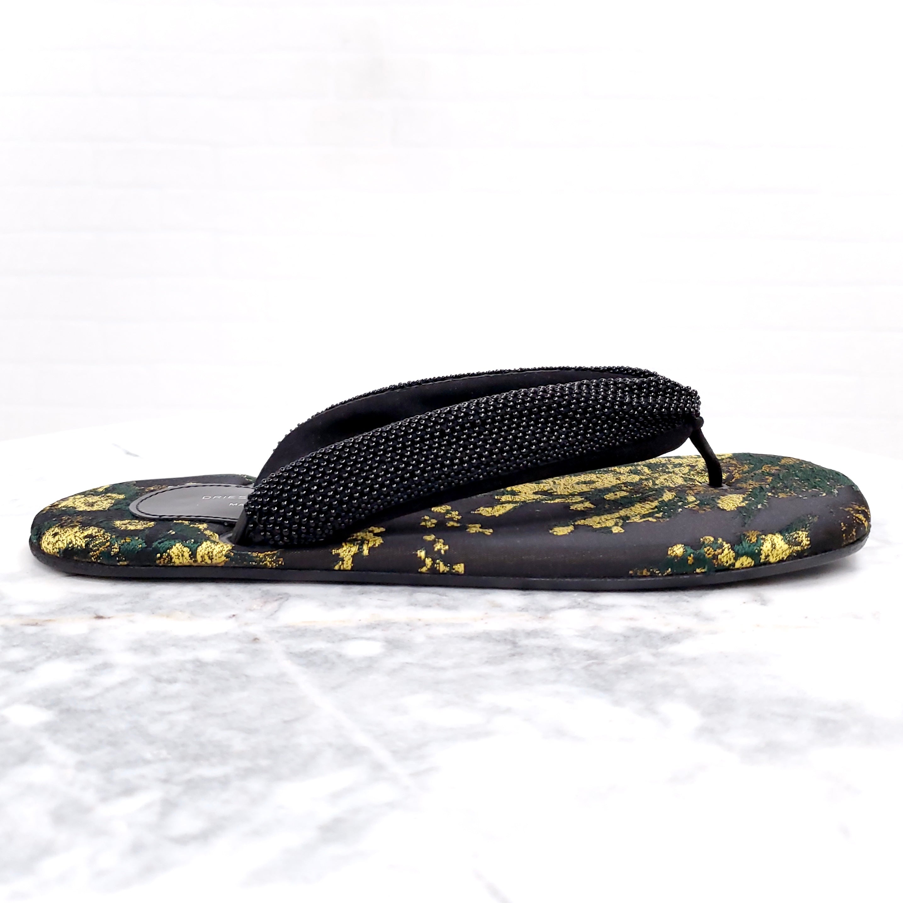 DRIES VAN NOTEN FLIP FLOPS ($995) - SIZE 36.5