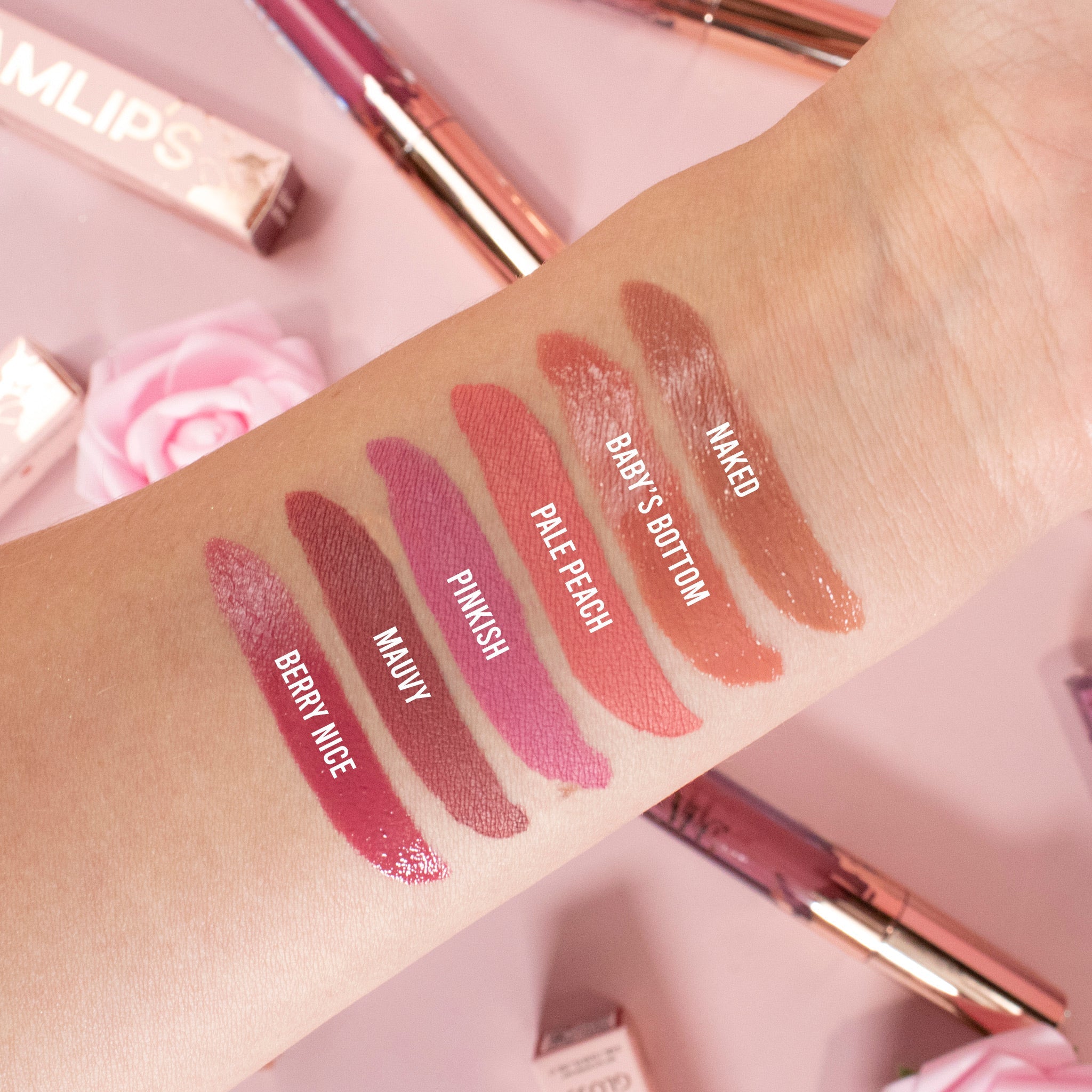 GLAMLIPS PALE PEACH Matte Liquid Lipstick
