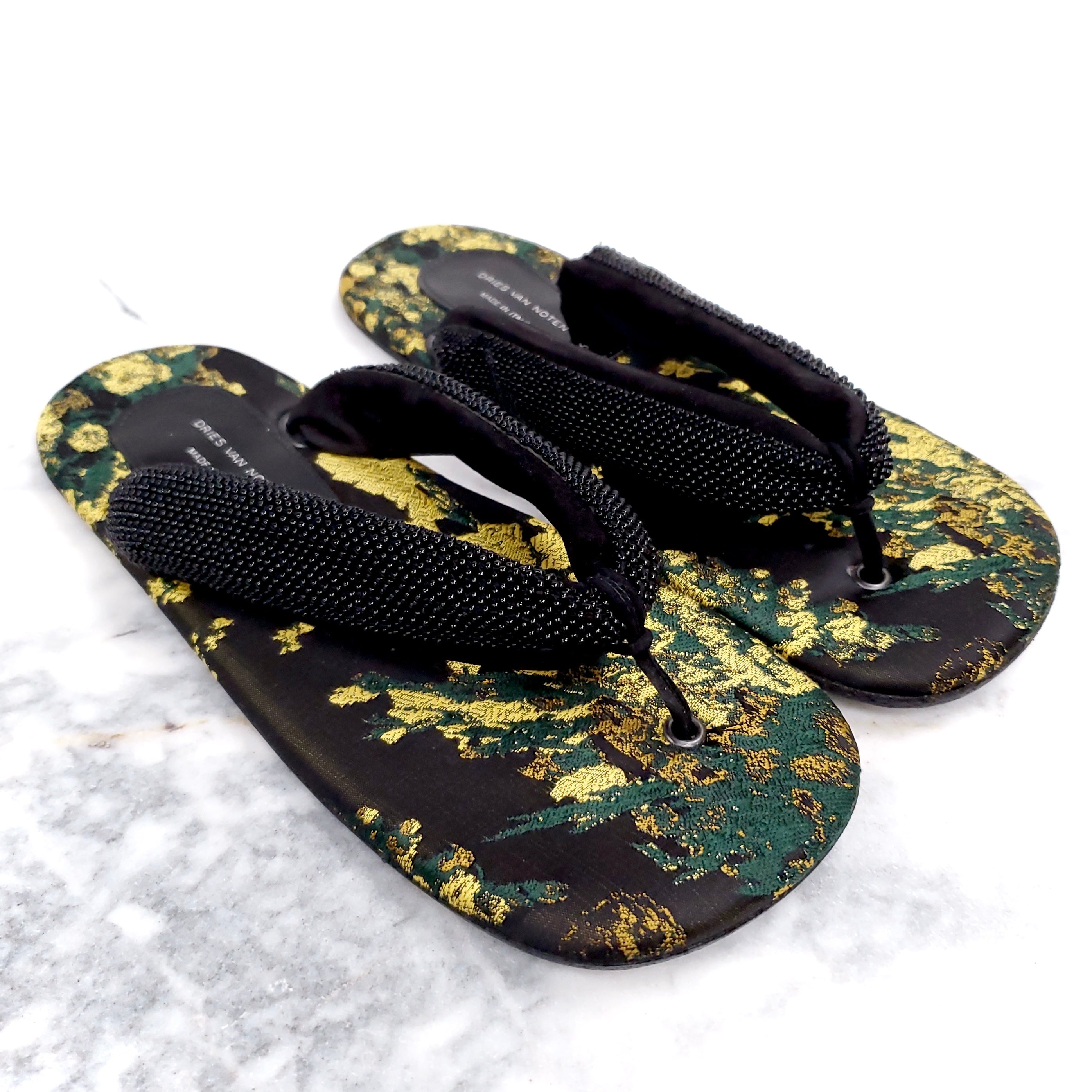 DRIES VAN NOTEN FLIP FLOPS ($995) - SIZE 36.5