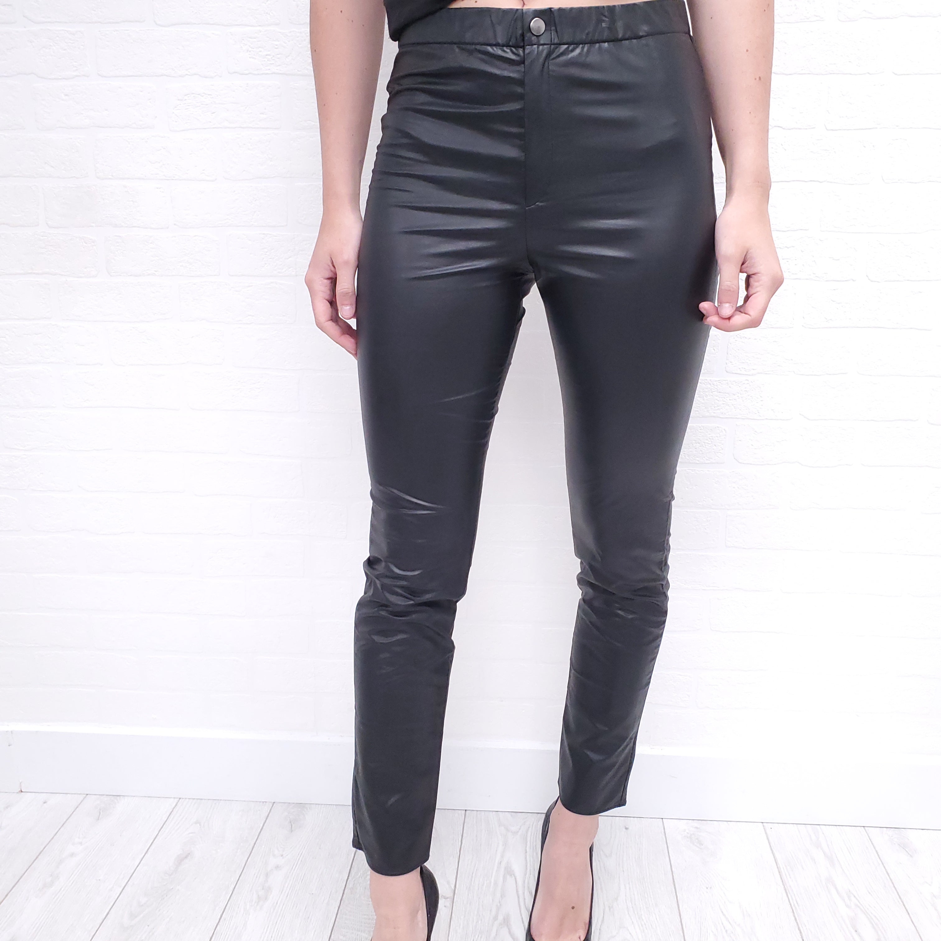 ISABEL MARANT ETOILE FAUX LEATHER PANTS - SIZE 38 ($610)
