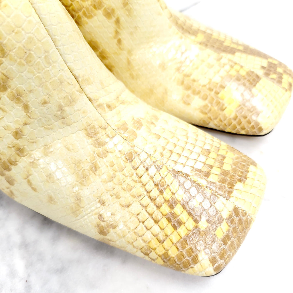 PROENZA SCHOULER SNAKESKIN BOOTS - SIZE 39