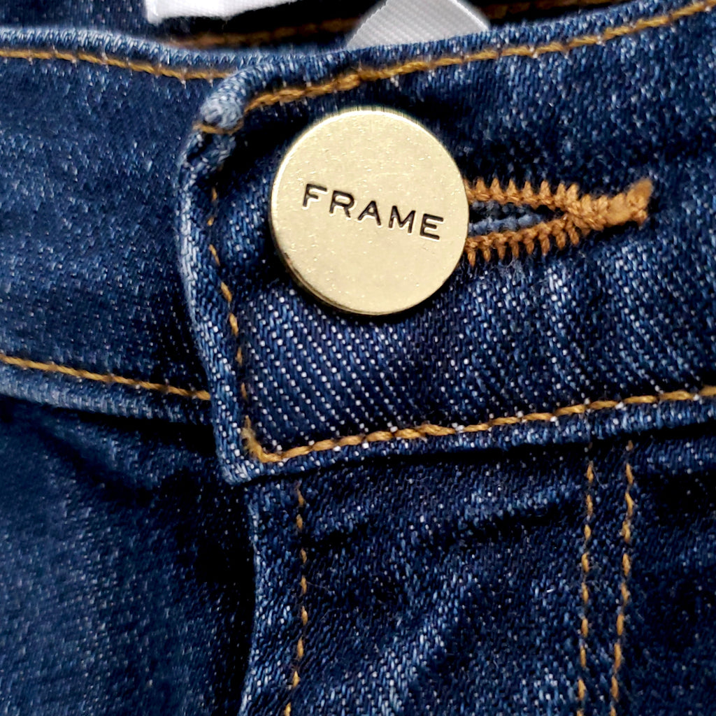 FRAME MID RISE DISTRESSED SKINNY JEANS - SIZE 24