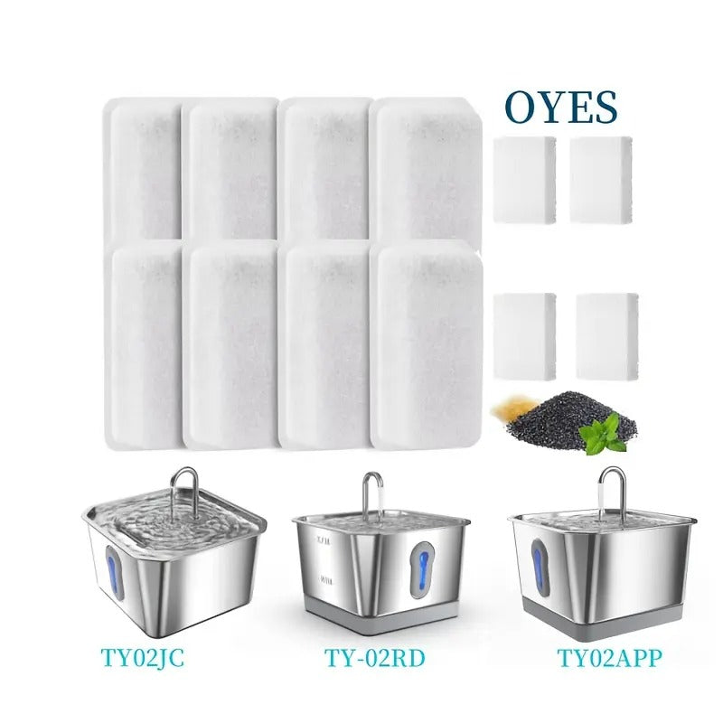stainless steel cat water fountain automatic pet fountain - Temu