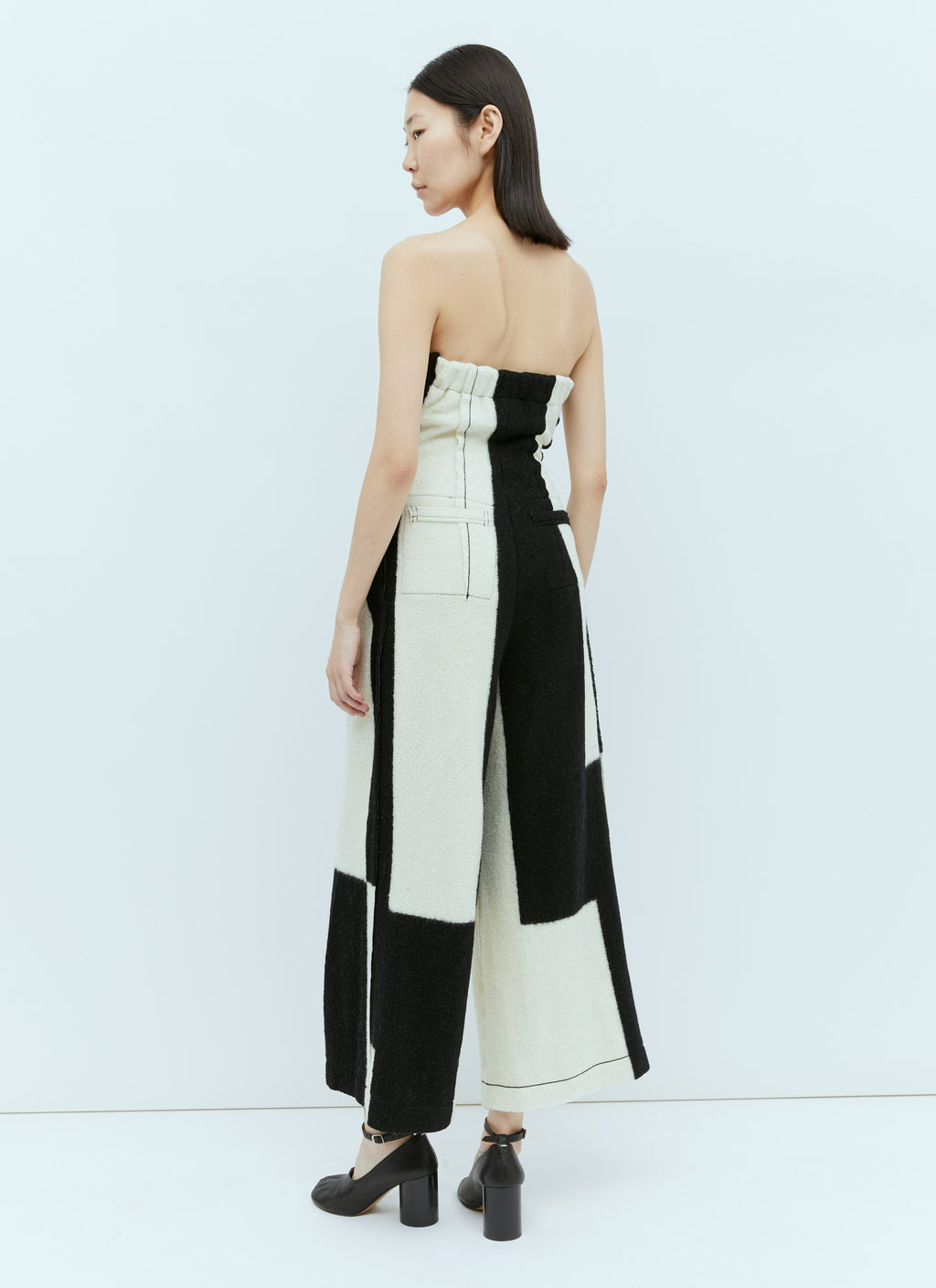 Issey Miyake Women Rectilinear Milled Jumpsuit