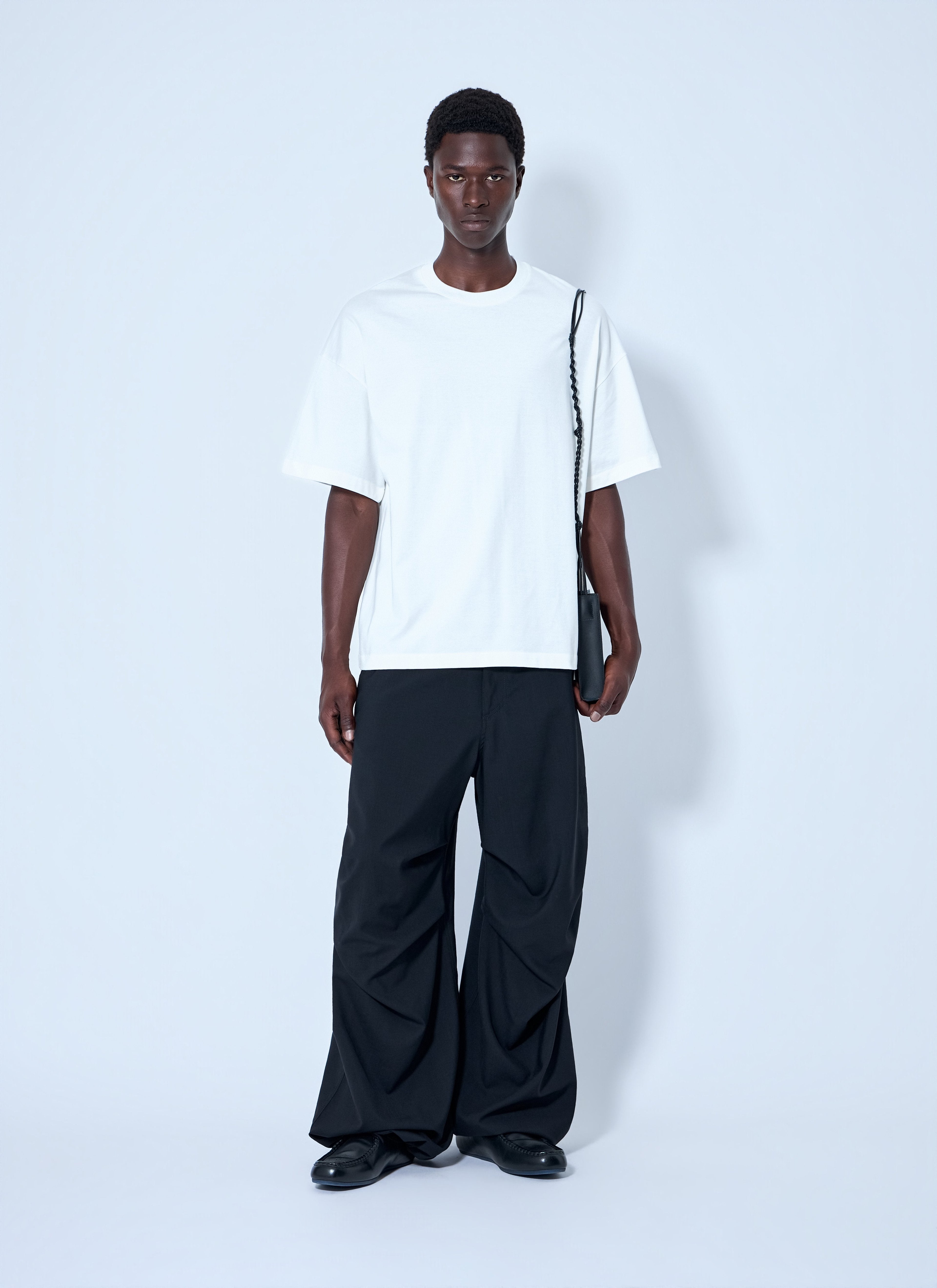 Jil Sander Men Cotton Jersey Crewneck T-Shirt