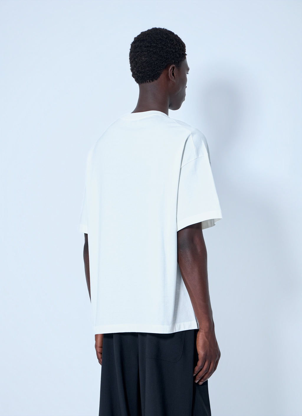 Jil Sander Men Cotton Jersey Crewneck T-Shirt