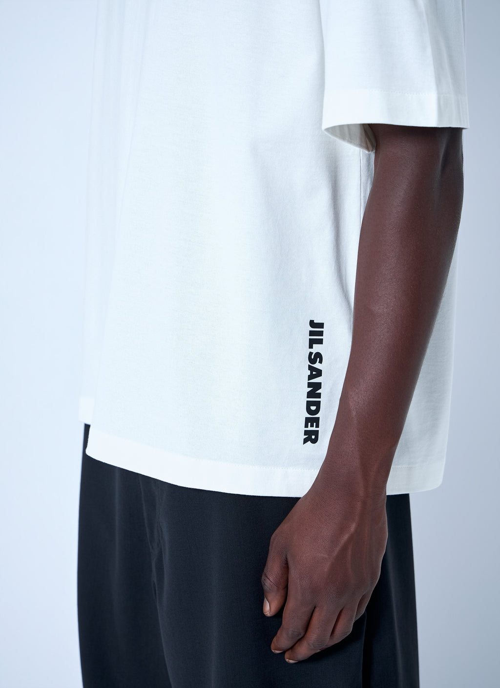 Jil Sander Men Cotton Jersey Crewneck T-Shirt