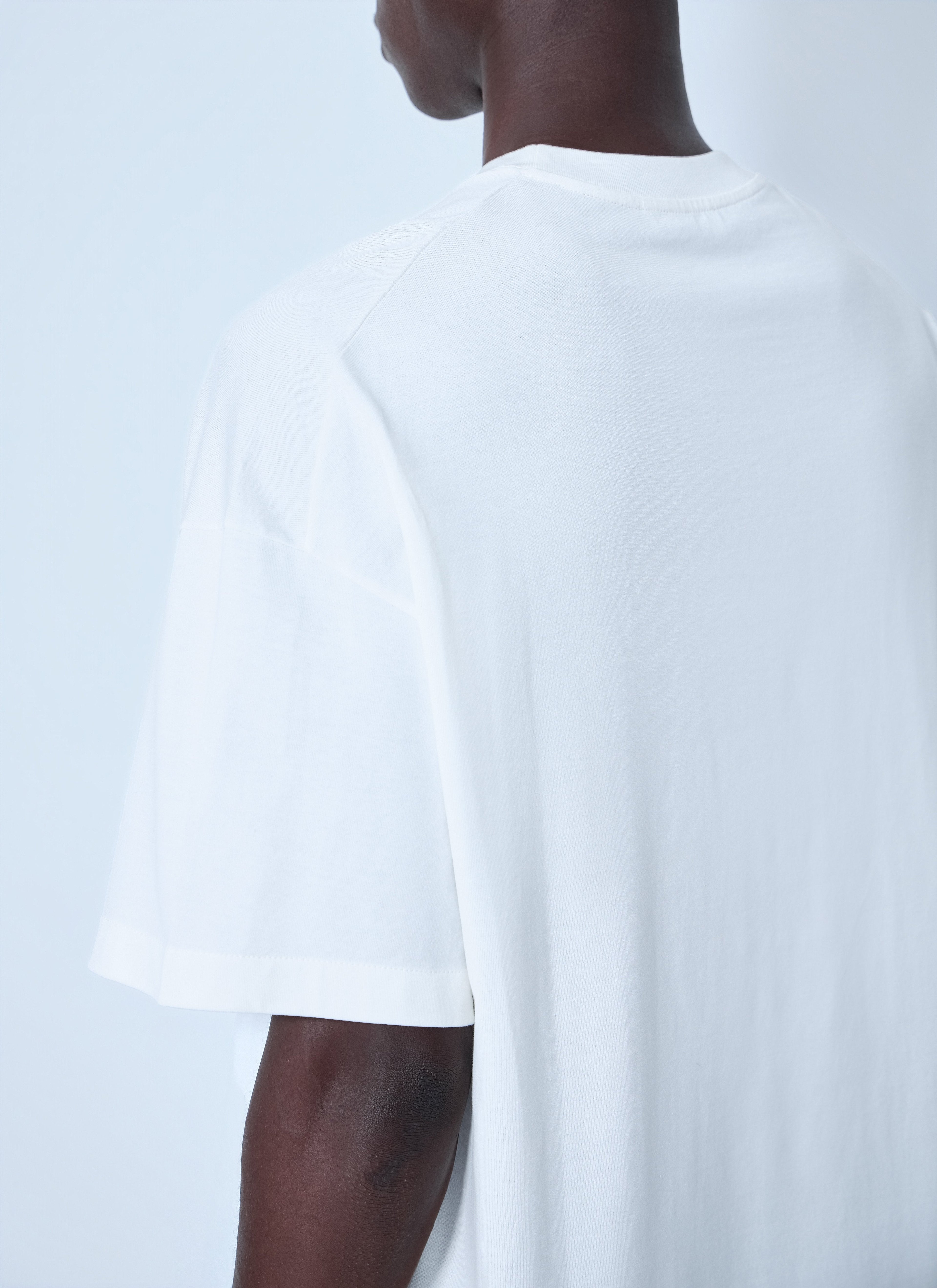 Jil Sander Men Cotton Jersey Crewneck T-Shirt
