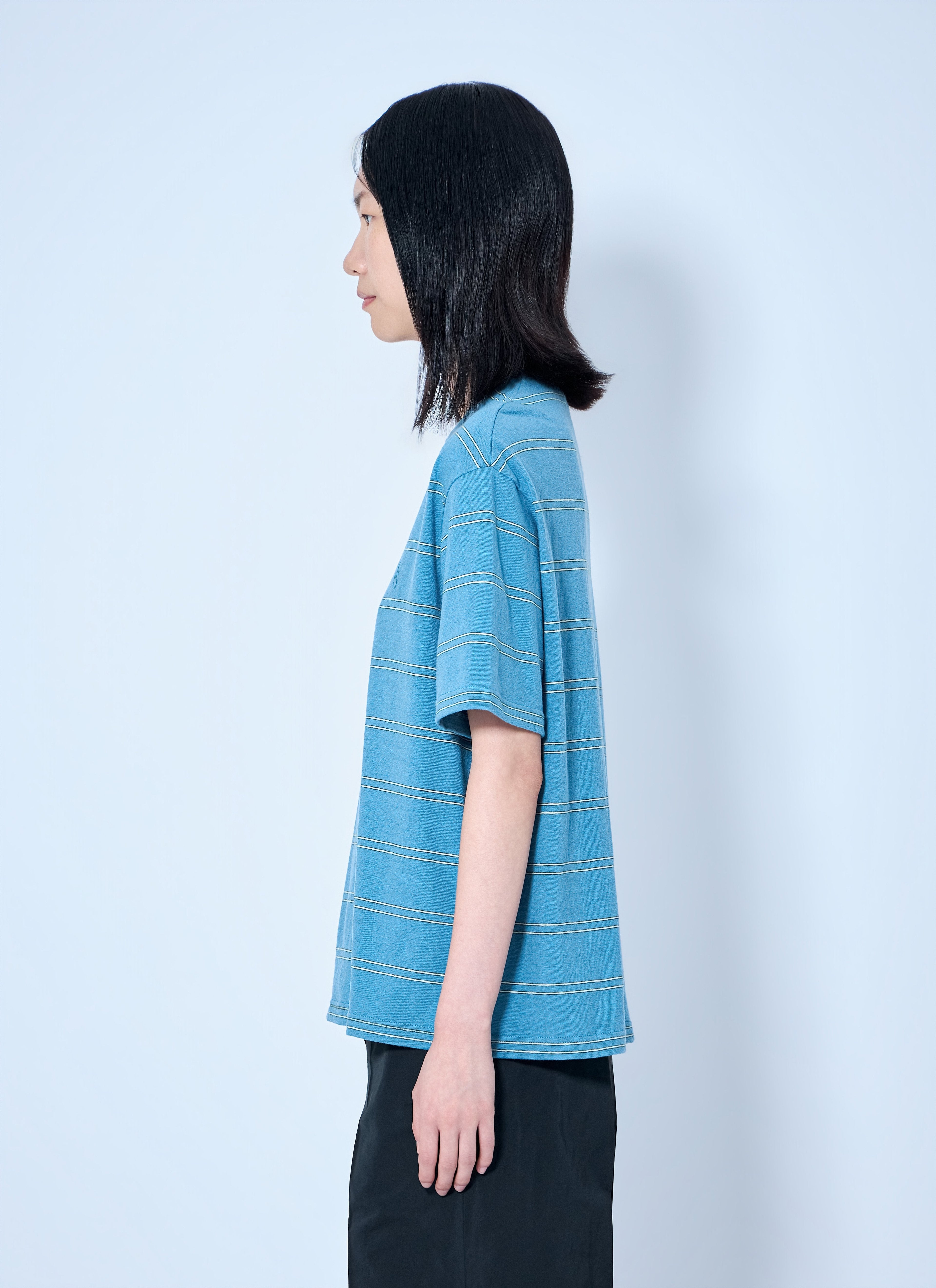 Jil Sander Women Striped Crewneck T-Shirt