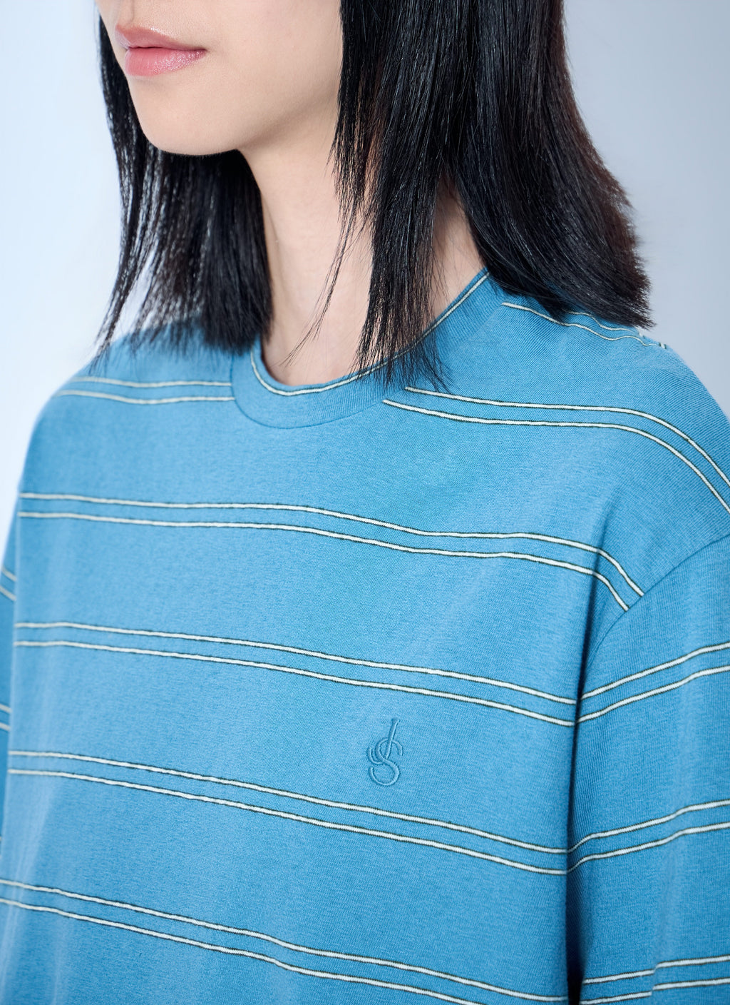 Jil Sander Women Striped Crewneck T-Shirt