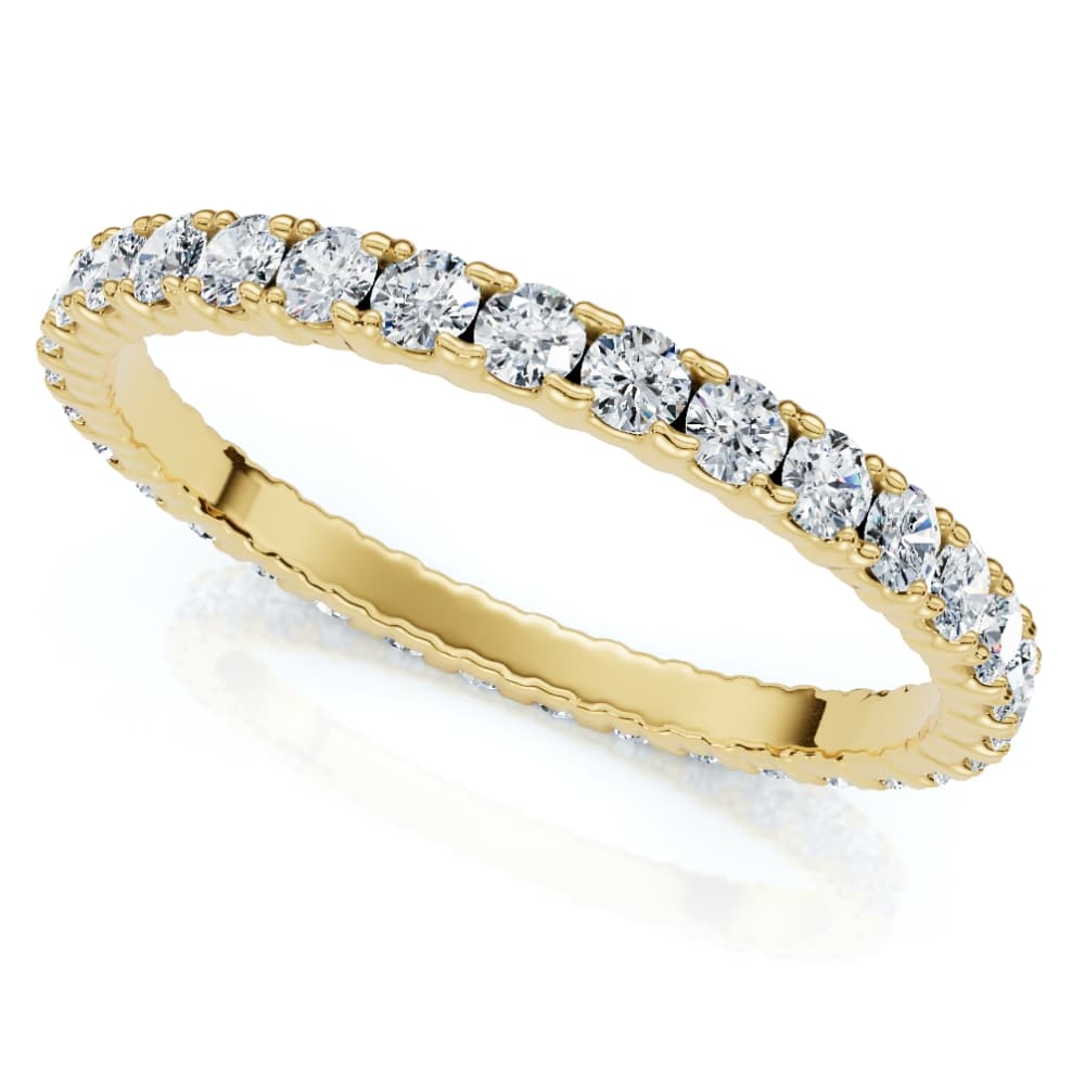 5/8Ct Diamond Eternity Wedding Ring 14k Gold or Platinum Lab Grown