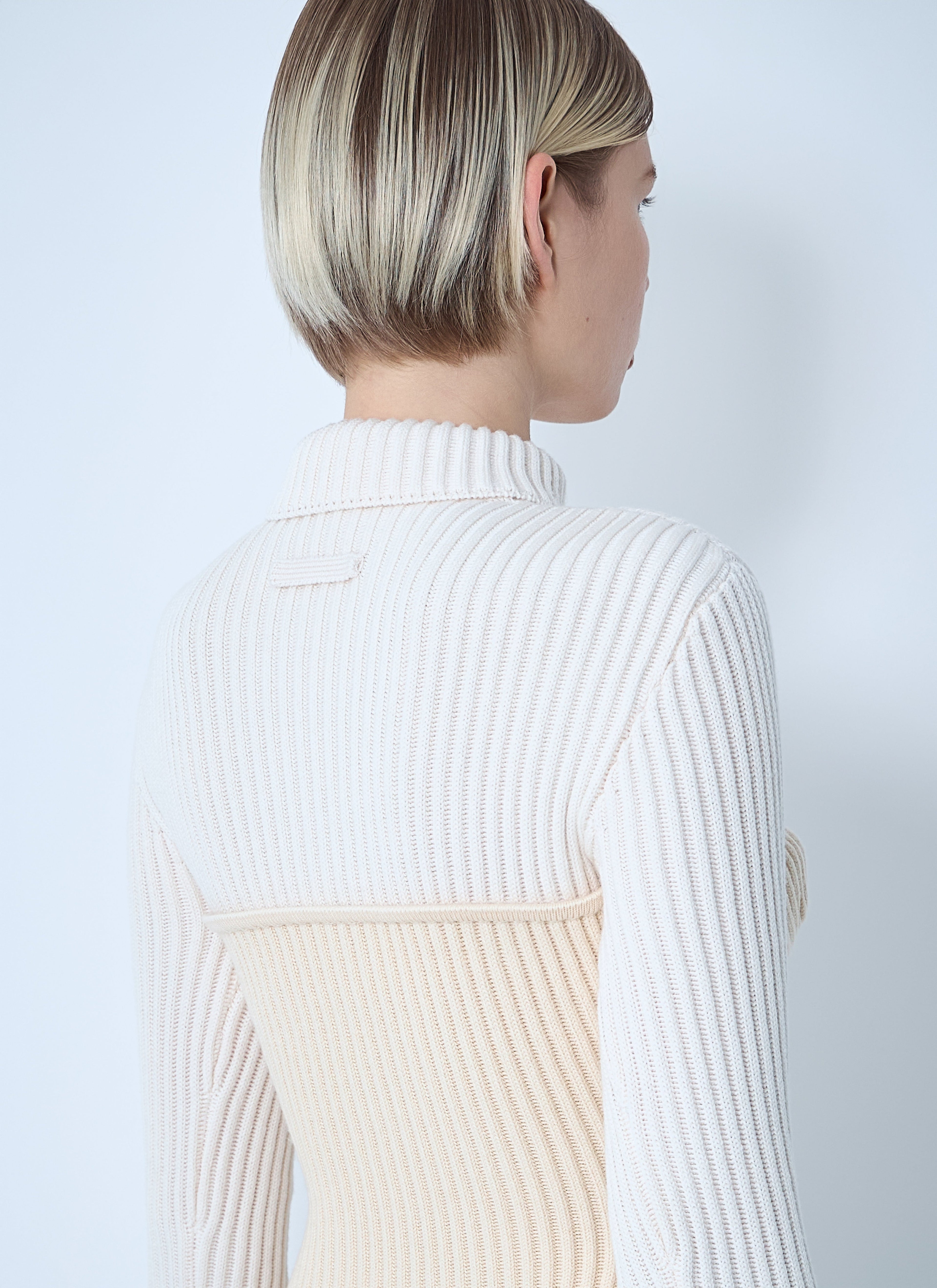 Jean Paul Gaultier Women Ribbed Wool Sweater