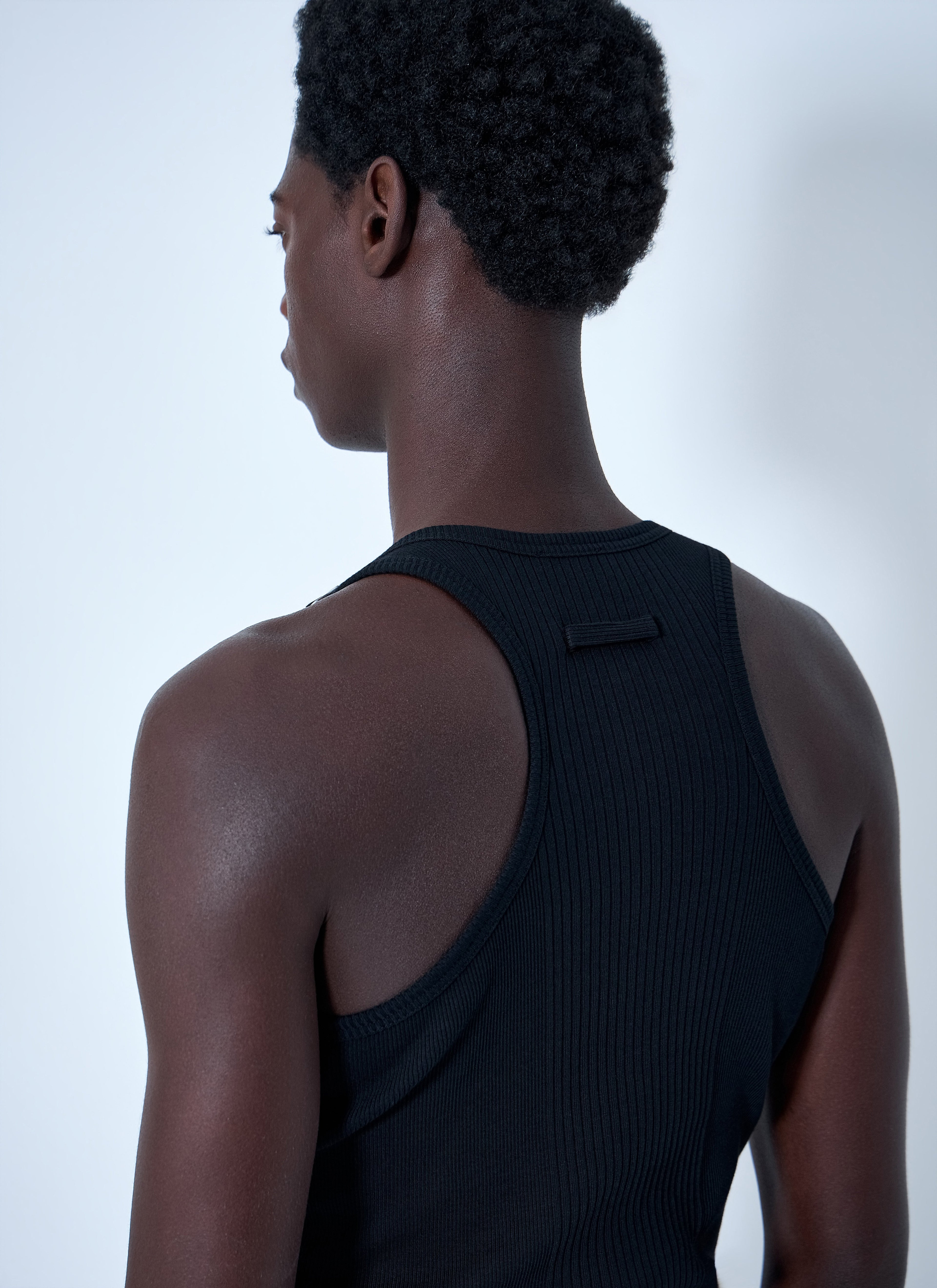 Jean Paul Gaultier Women Ribbed Tank Top With Metal Hardware