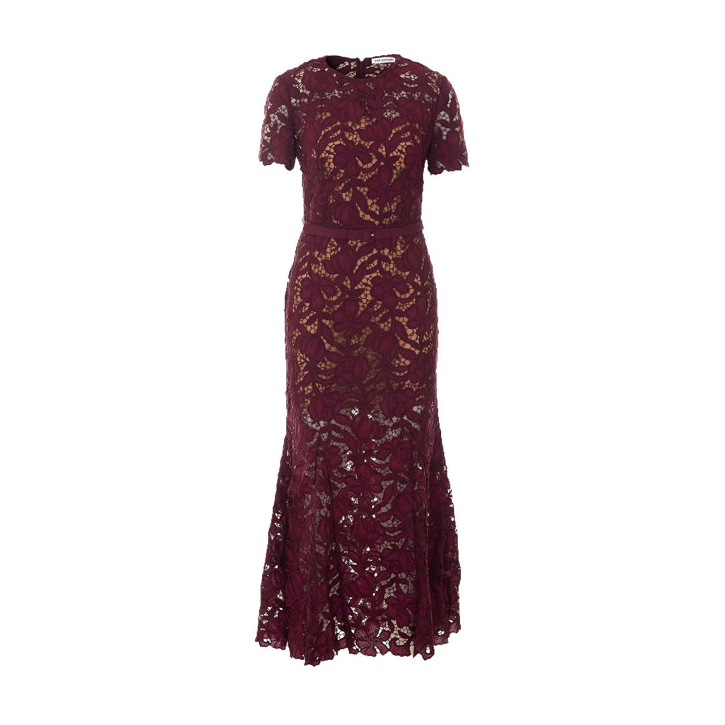 Self Portrait Women Lace Midi Dress