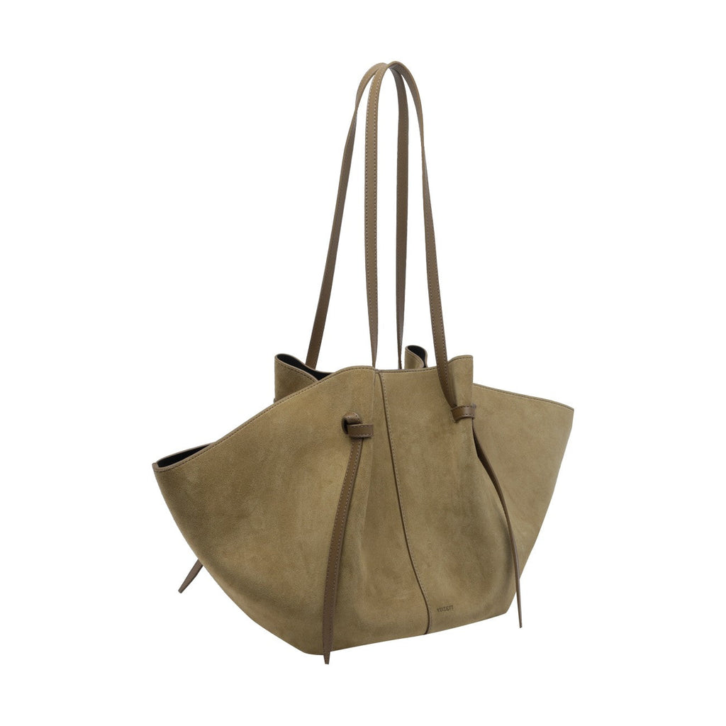 Yuzefi Women Large Suede Mochi Shoulder Bag