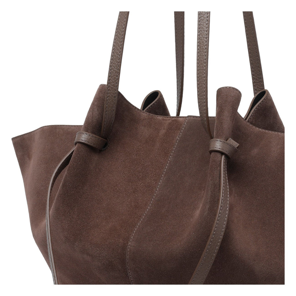 Yuzefi Women Large Suede Mochi Shoulder Bag