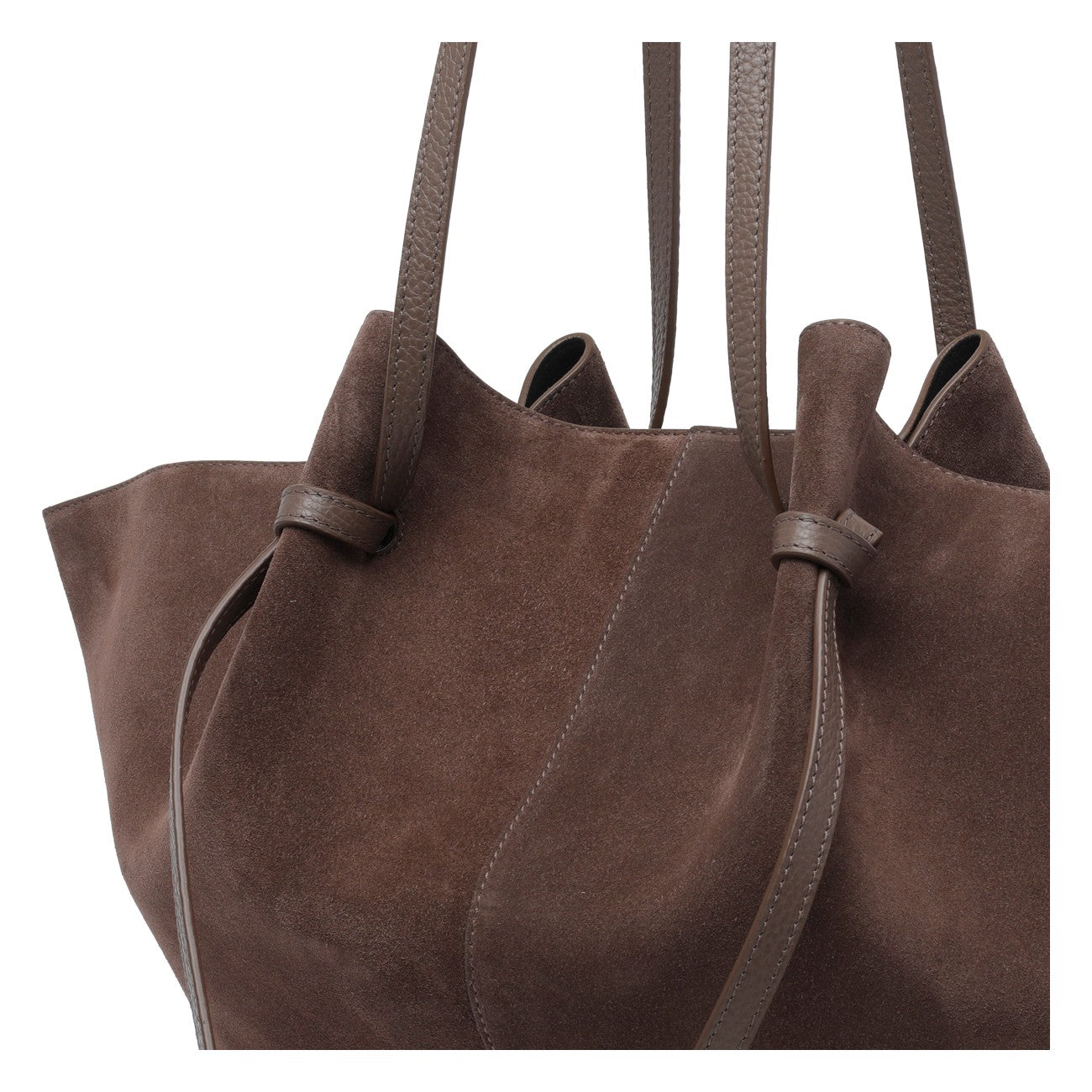 Yuzefi Women Large Suede Mochi Shoulder Bag