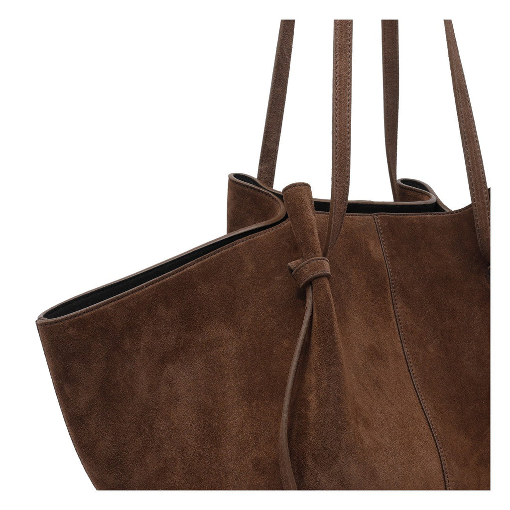 Yuzefi Women Large Suede Mochi Shoulder Bag