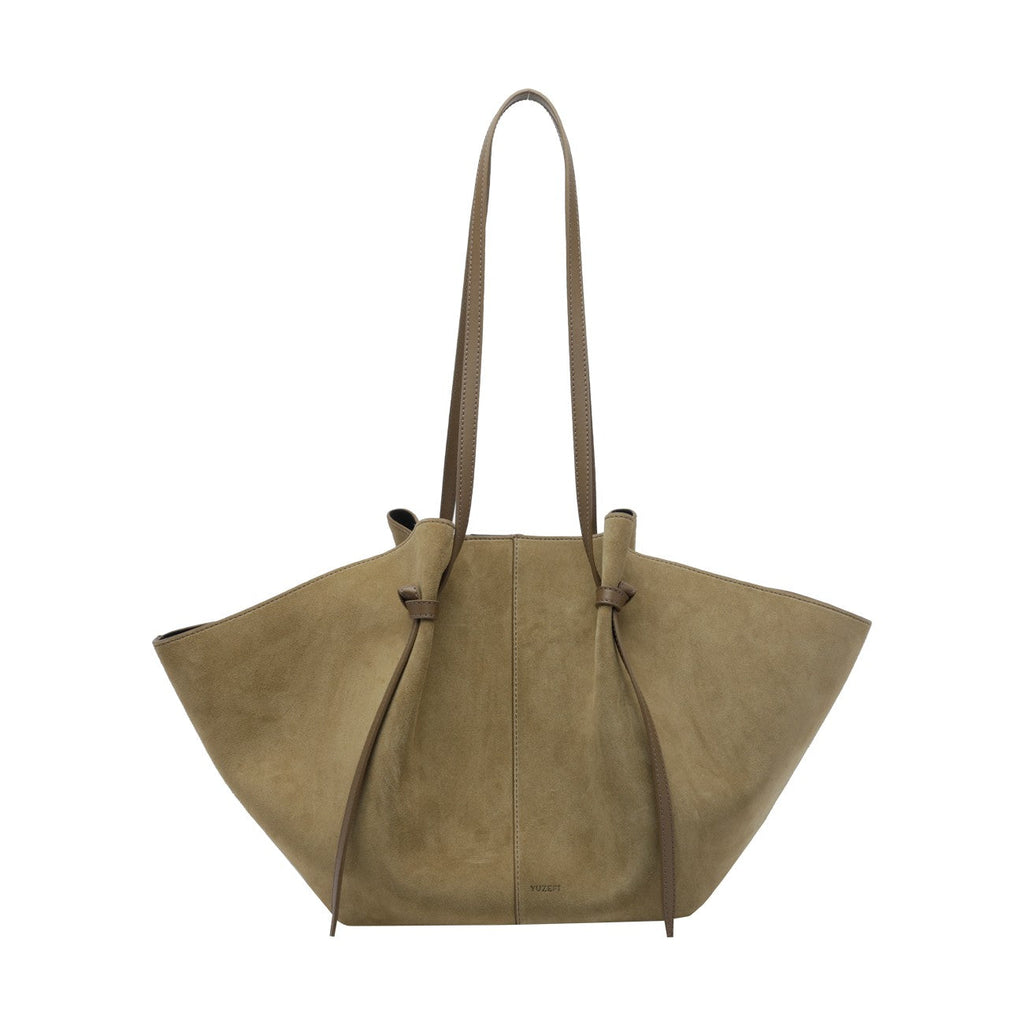 Yuzefi Women Large Suede Mochi Shoulder Bag