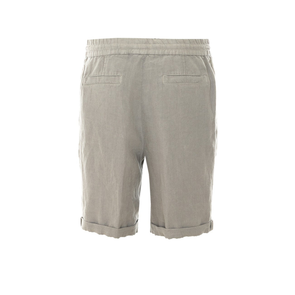 Brunello Cucinelli Men Linen Gabardine Bermuda
