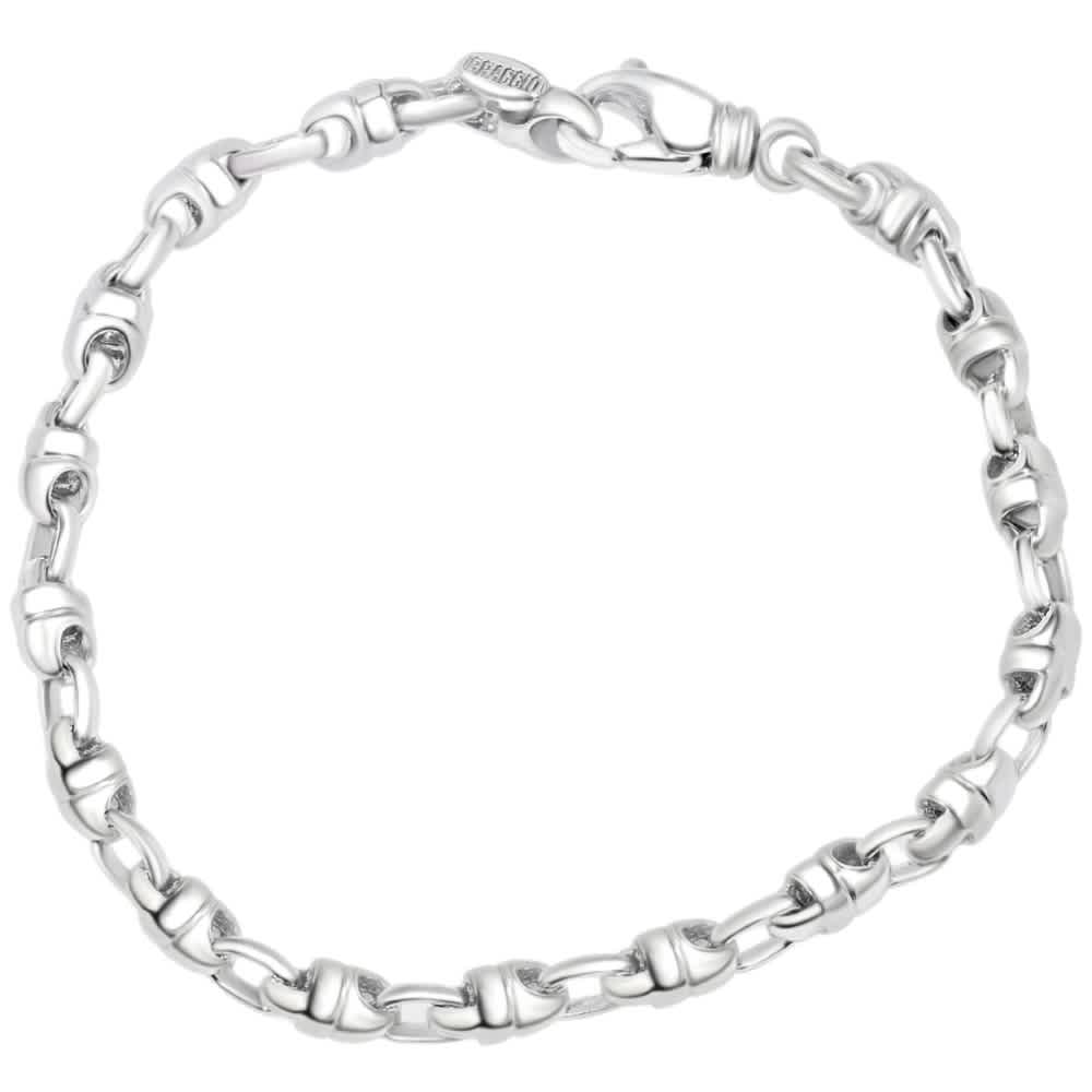 Men's Link 14k Gold (16gram) or Platinum (26gram) 5mm Bracelet 8.5"