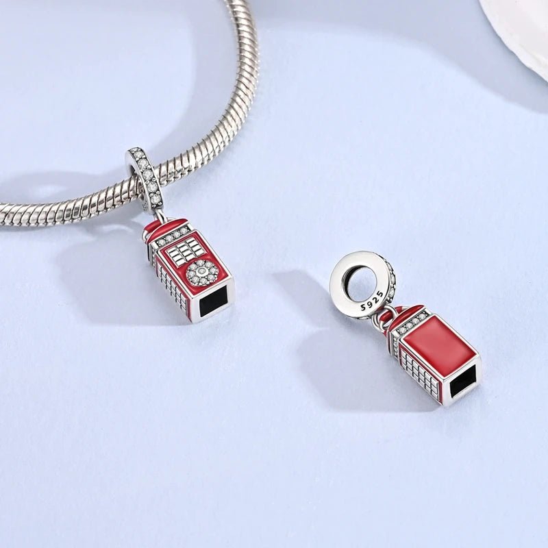 London Telephone Booth Dangle Charm