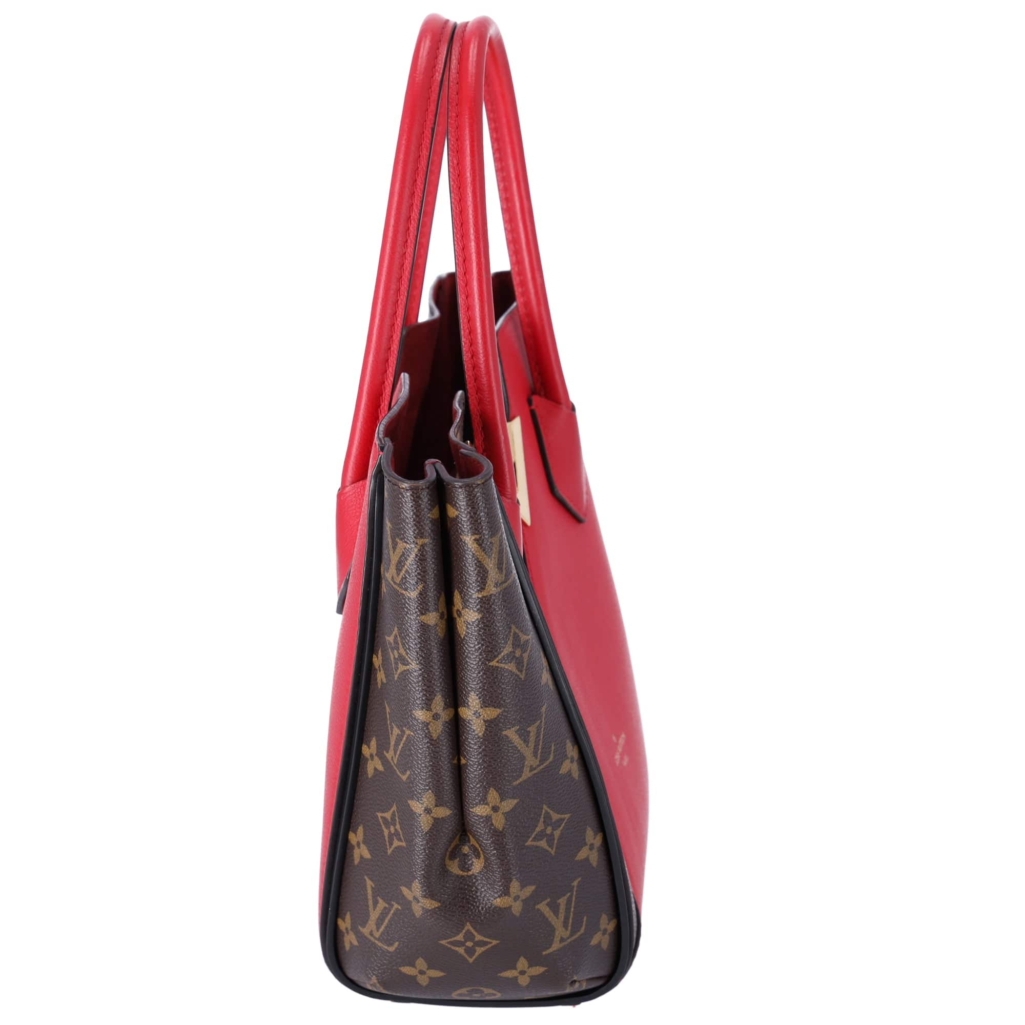 Louis Vuitton Monogram Kimono MM Brown Red Tote Bag Canvas Shoulder Bag M40459