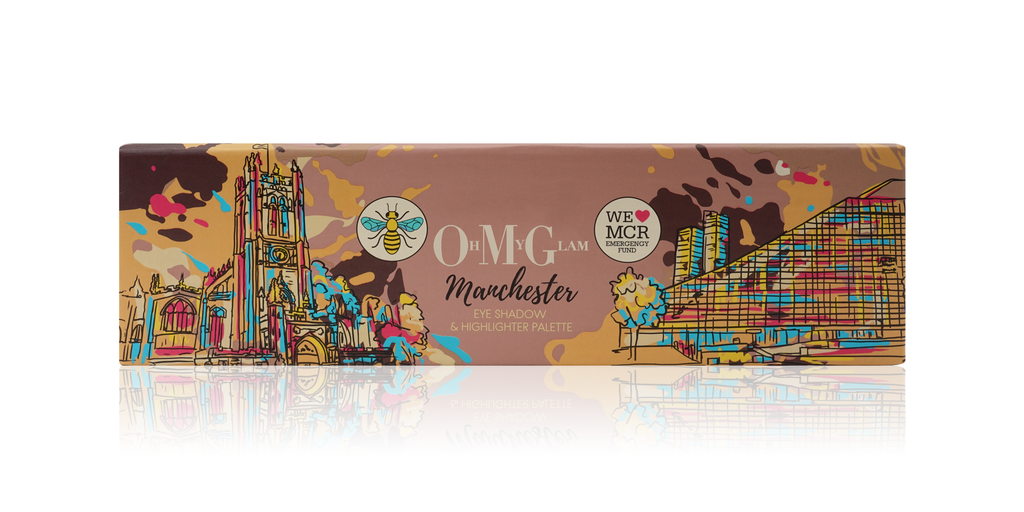 MANCHESTER Eye Shadow & Highlighter Palette