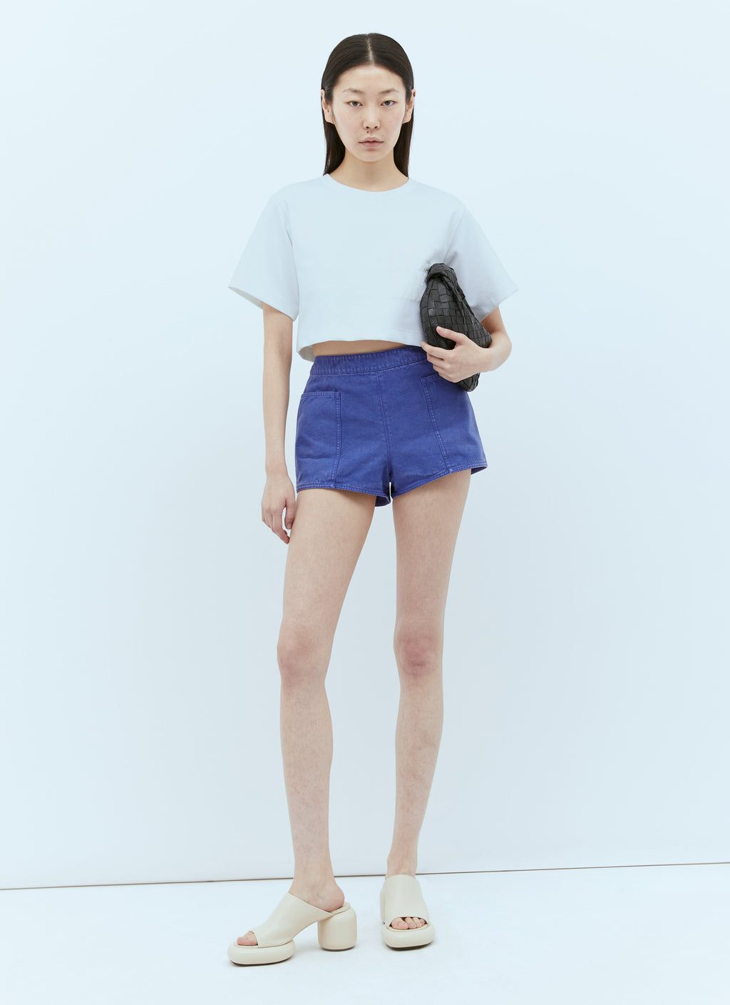 Max Mara Women Low Rise Denim Shorts