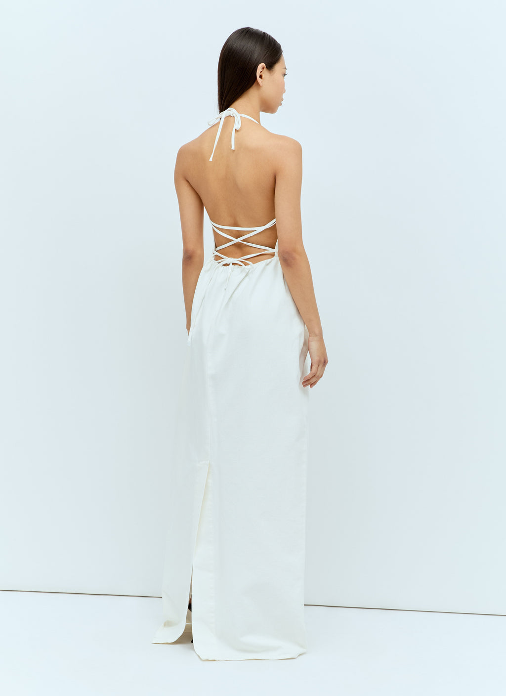 Max Mara Women Halter Neck Maxi Dress