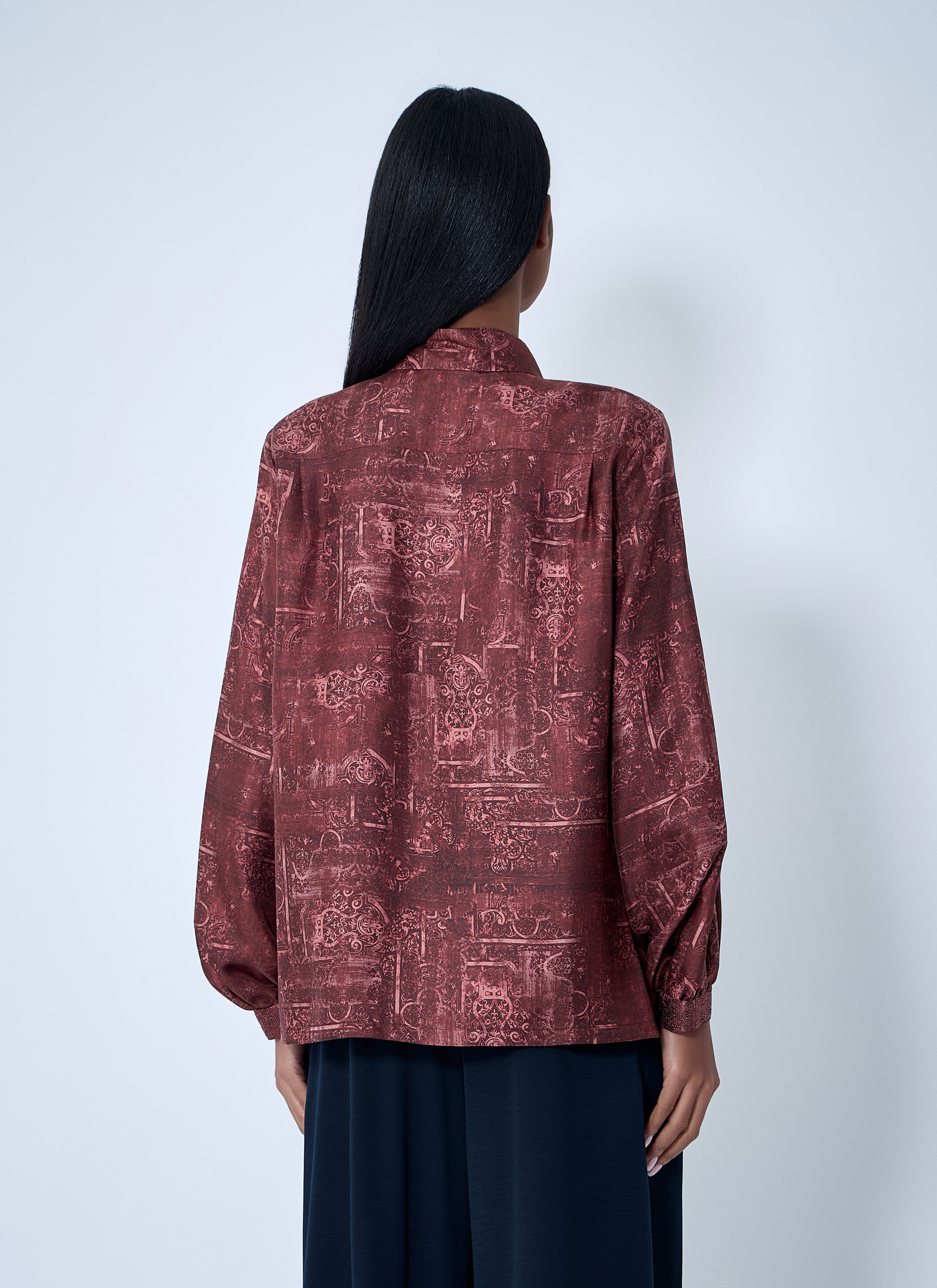 Max Mara Women Silk Shirt