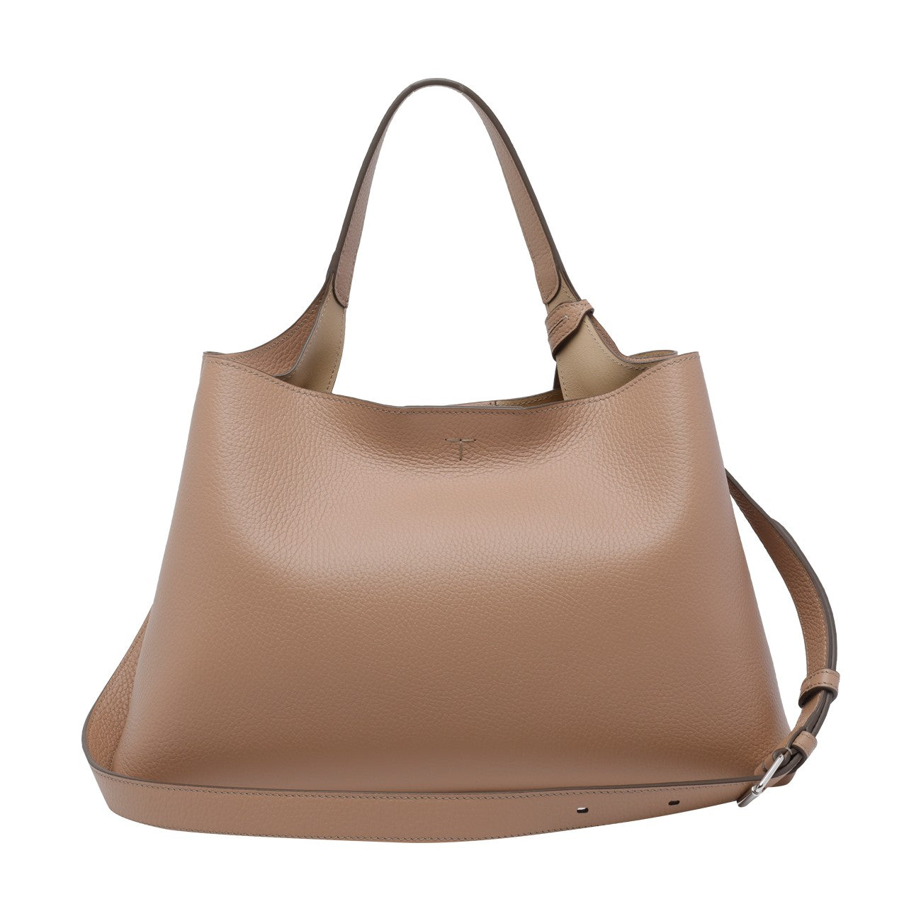 Tod's Women Medium Leather Handbag With T Timeless Charm
